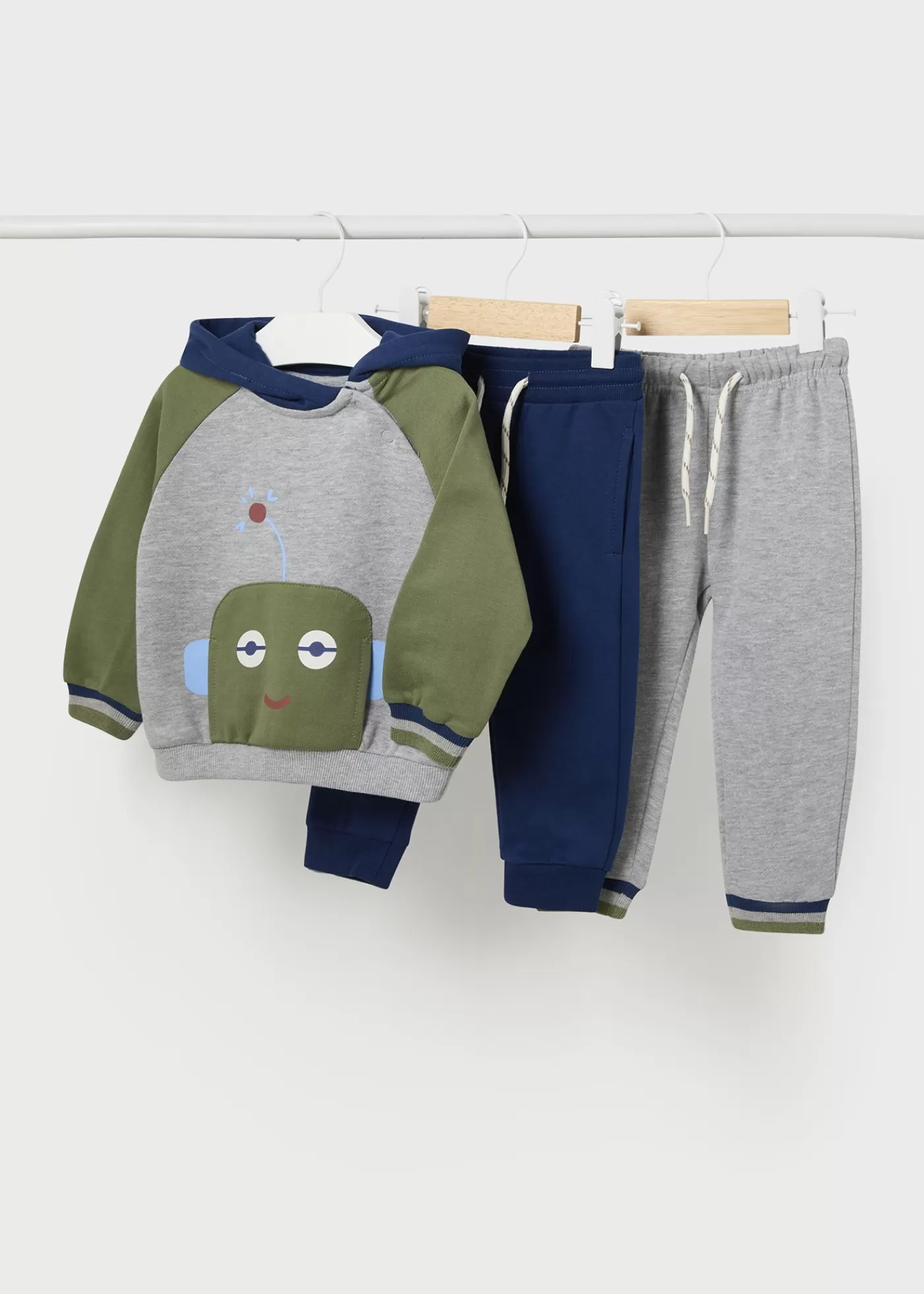 Mayoral Baby 3 Piece Robot Tracksuit Forest New