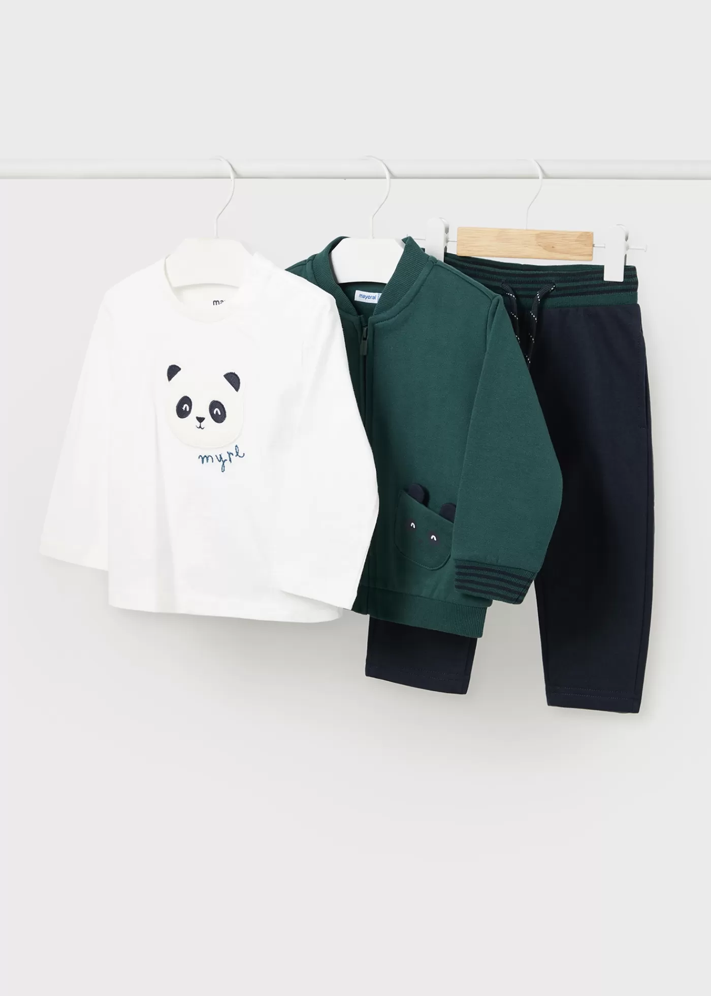 Mayoral Baby 3 Piece Tracksuit Set Jade Flash Sale