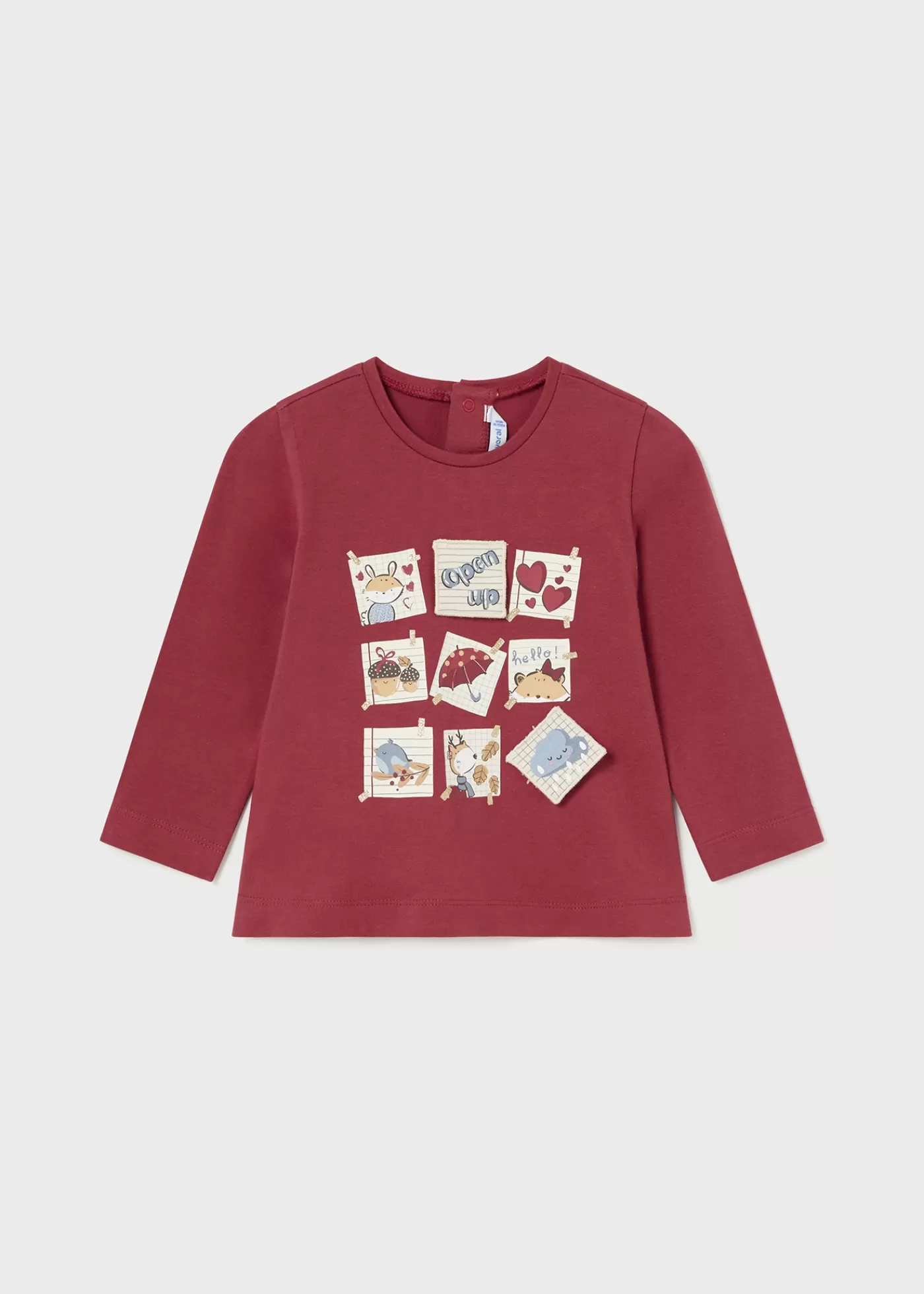 Mayoral Baby Applique T-Shirt Tomato Online