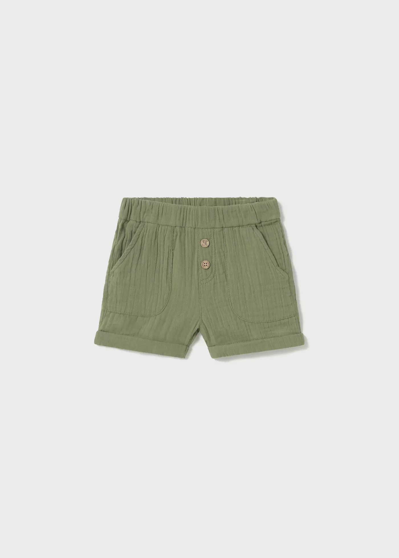 Mayoral Baby Bambula Shorts Sage Best Sale