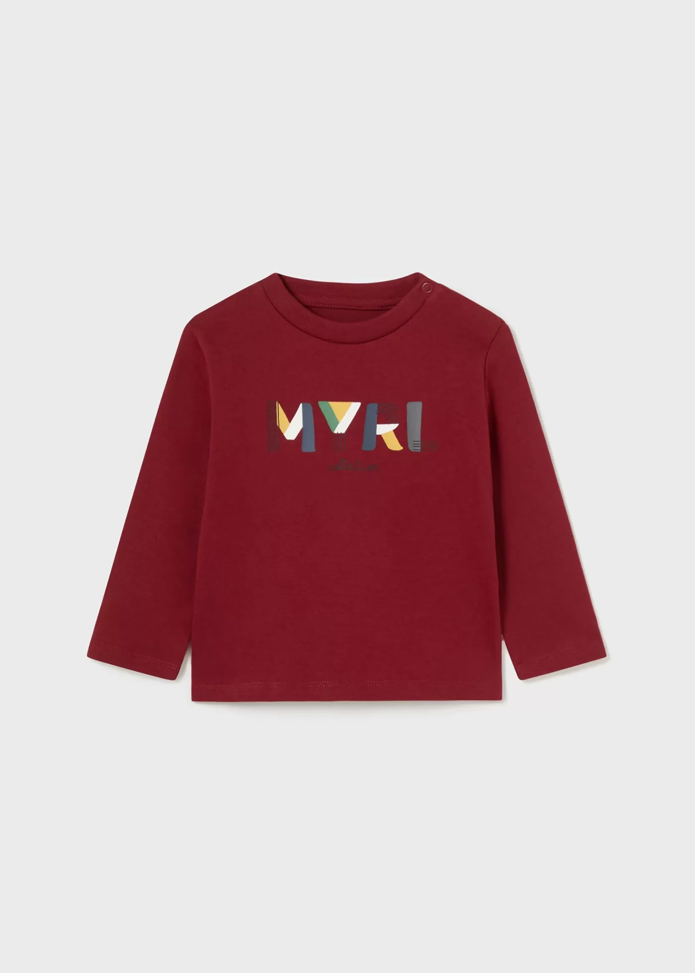 Mayoral Baby Basic Letters T-Shirt Cherry New