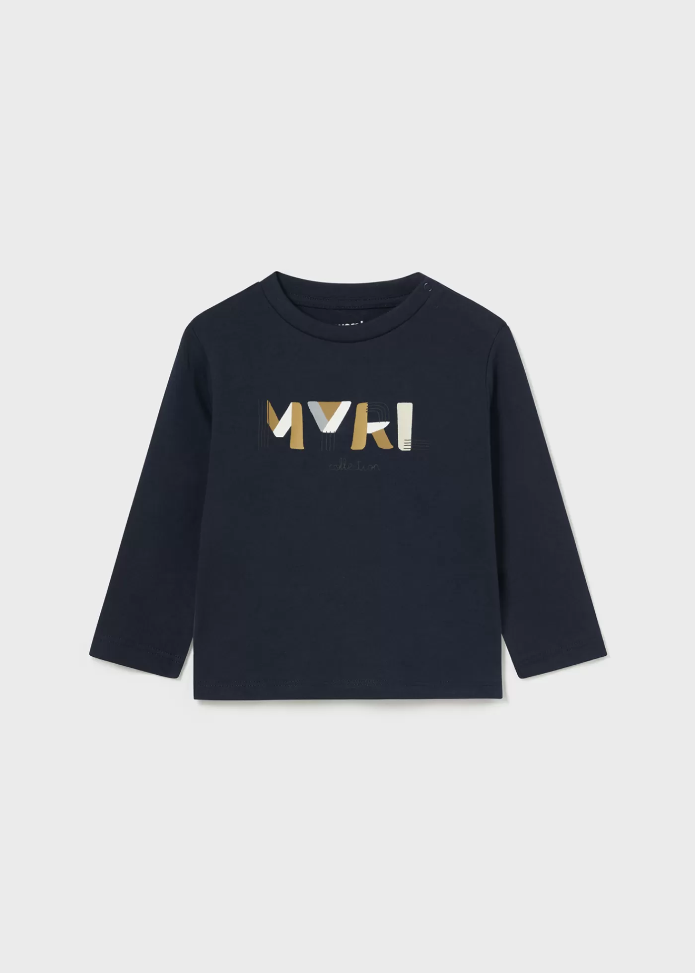 Mayoral Baby Basic Letters T-Shirt Navyblue Online