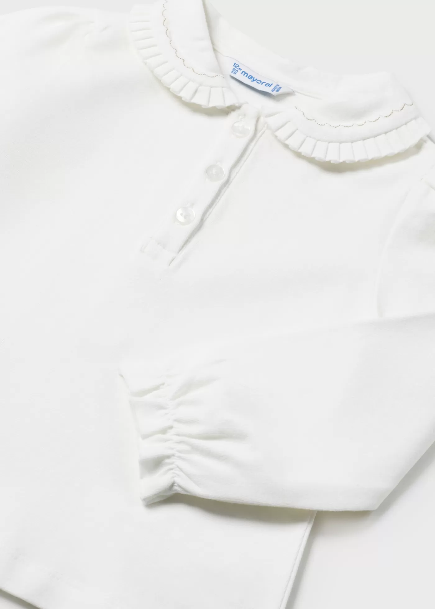 Mayoral Baby Basic Polo Shirt White Shop