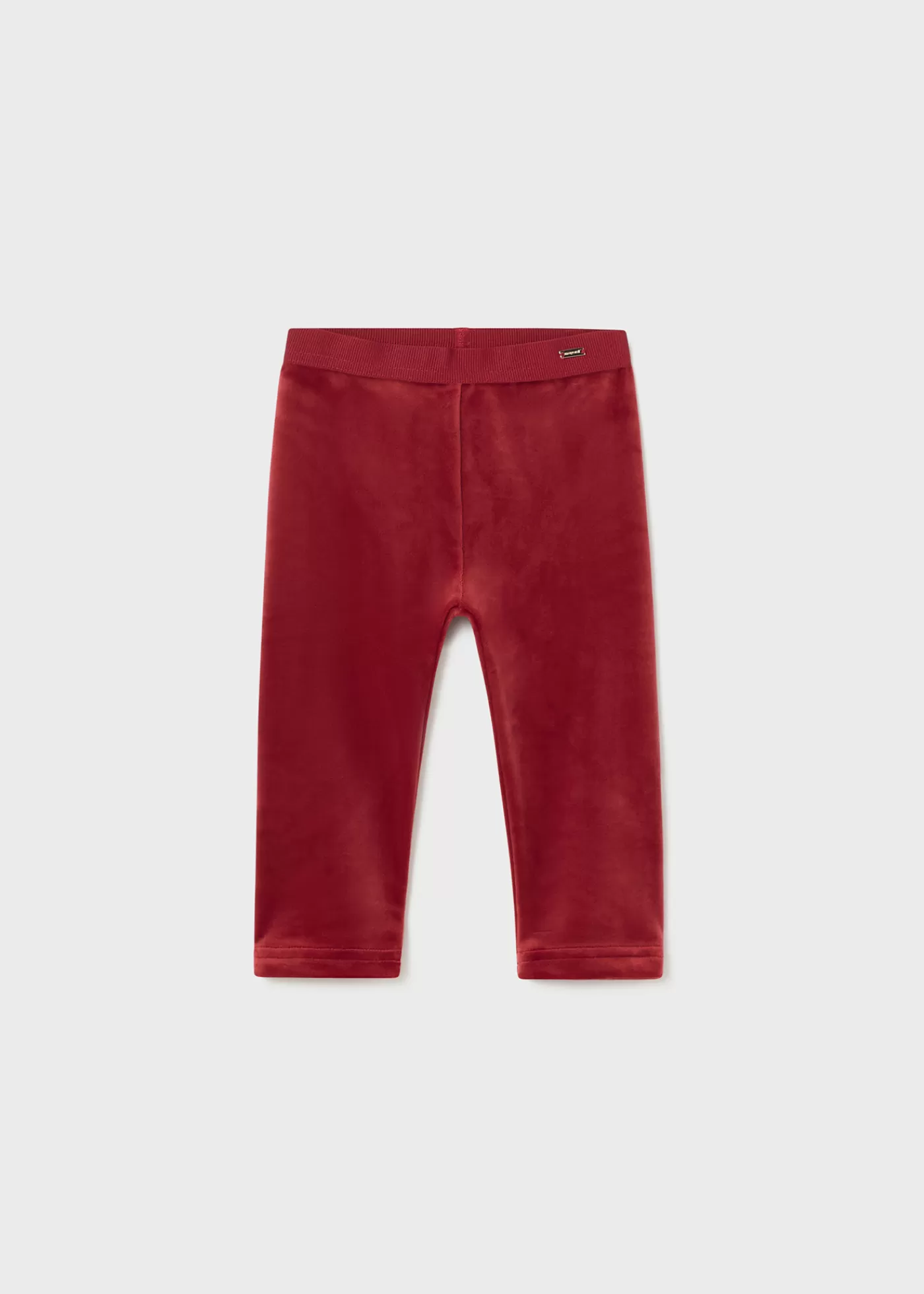 Mayoral Baby Basic Velvet Leggings Cherry Best