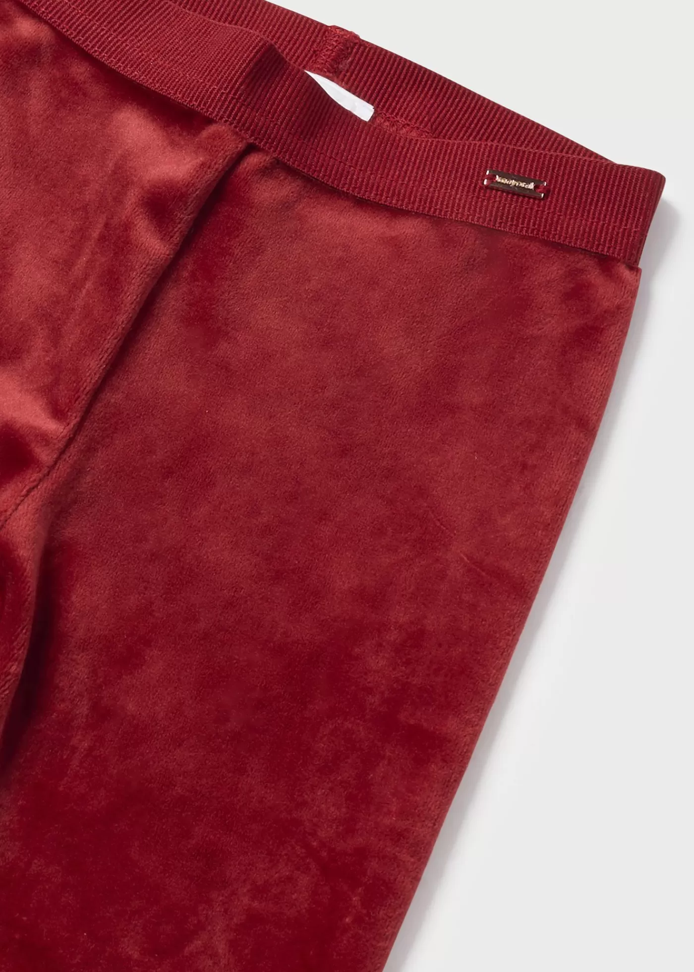 Mayoral Baby Basic Velvet Leggings Cherry Best