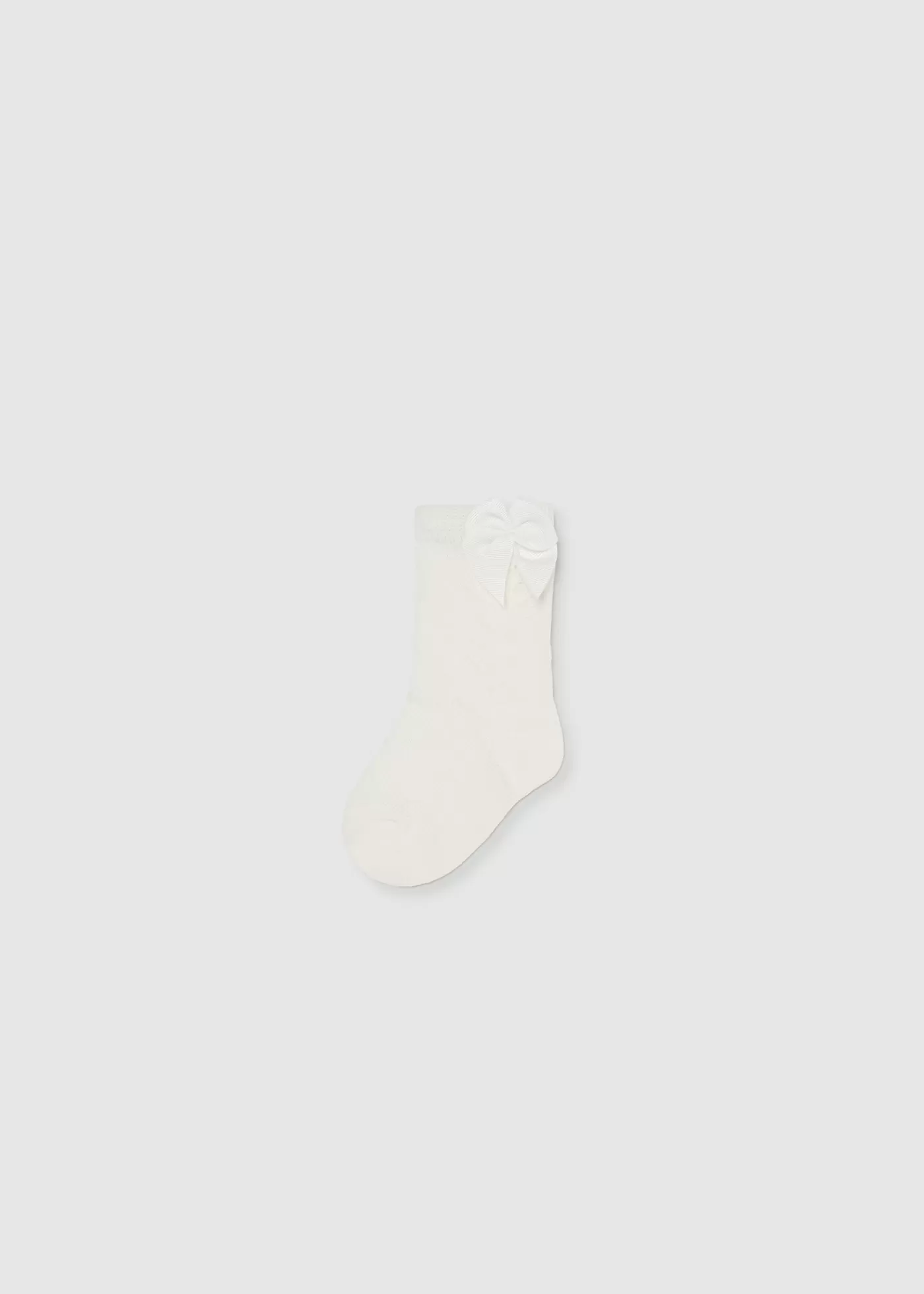 Mayoral Baby Bow Pop Socks Offwhite Flash Sale