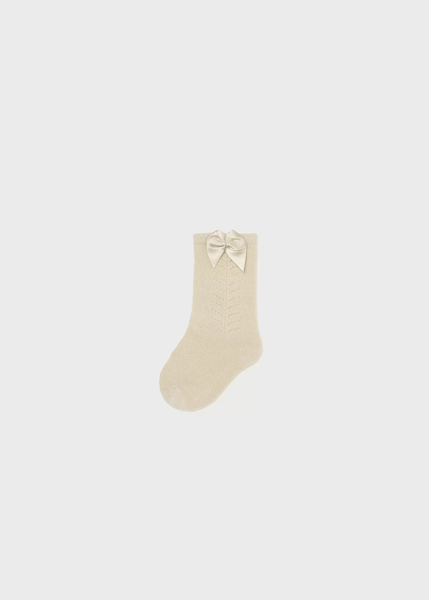 Mayoral Baby Bow Pop Socks Marzipan Online