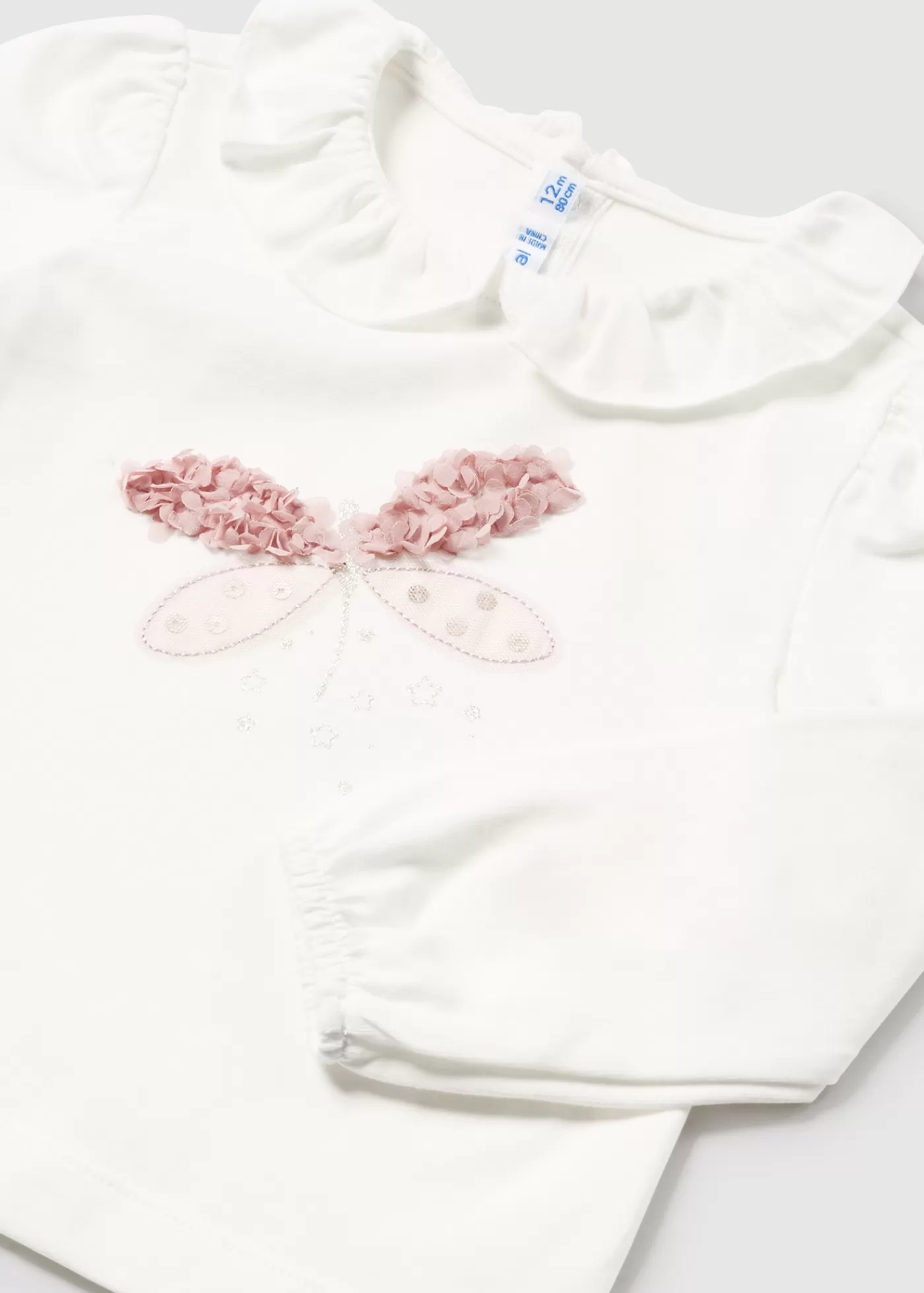 Mayoral Baby Dragonfly T-Shirt Natural-Blush Sale