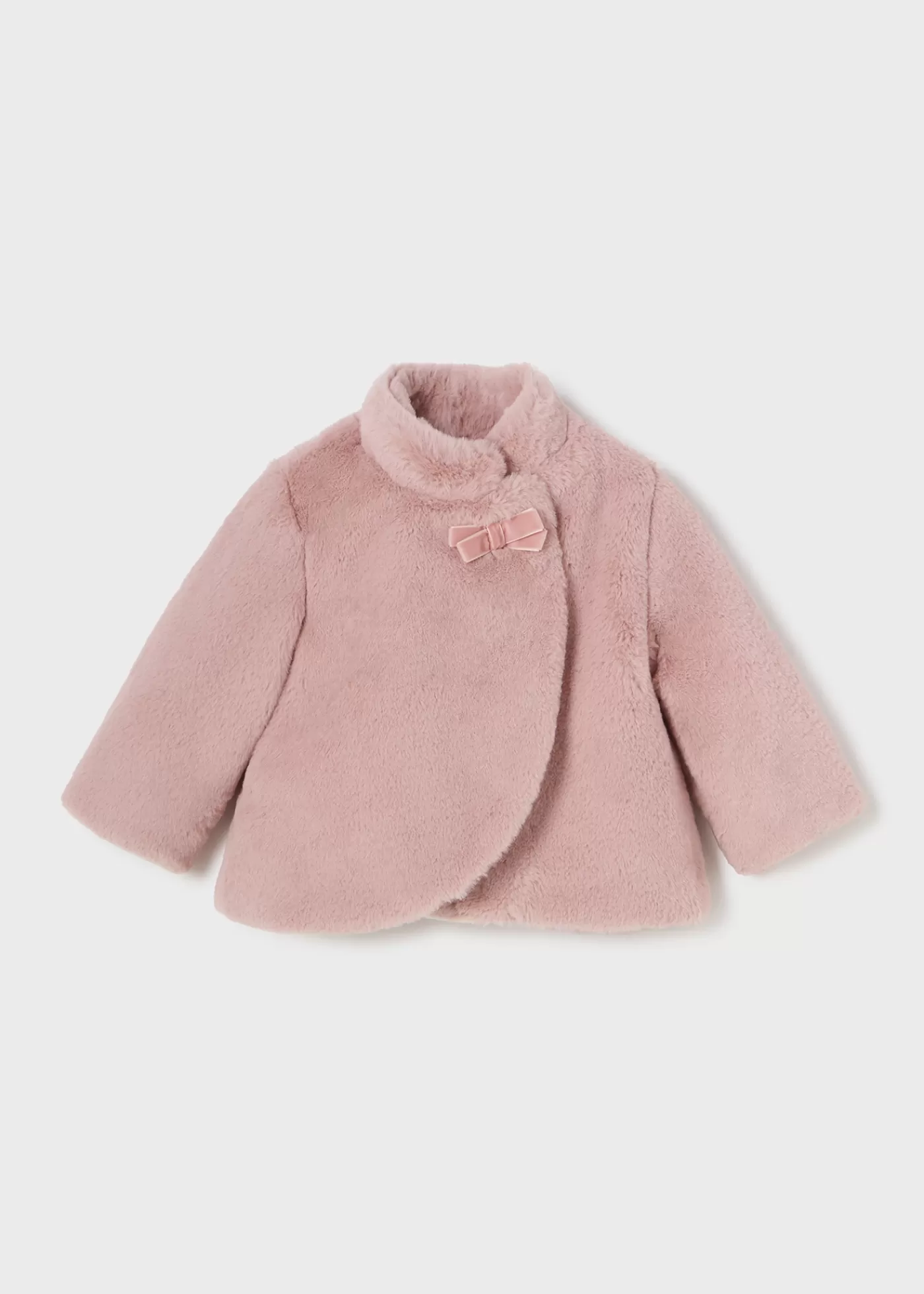 Mayoral Baby Faux Fur Coat Blush Best