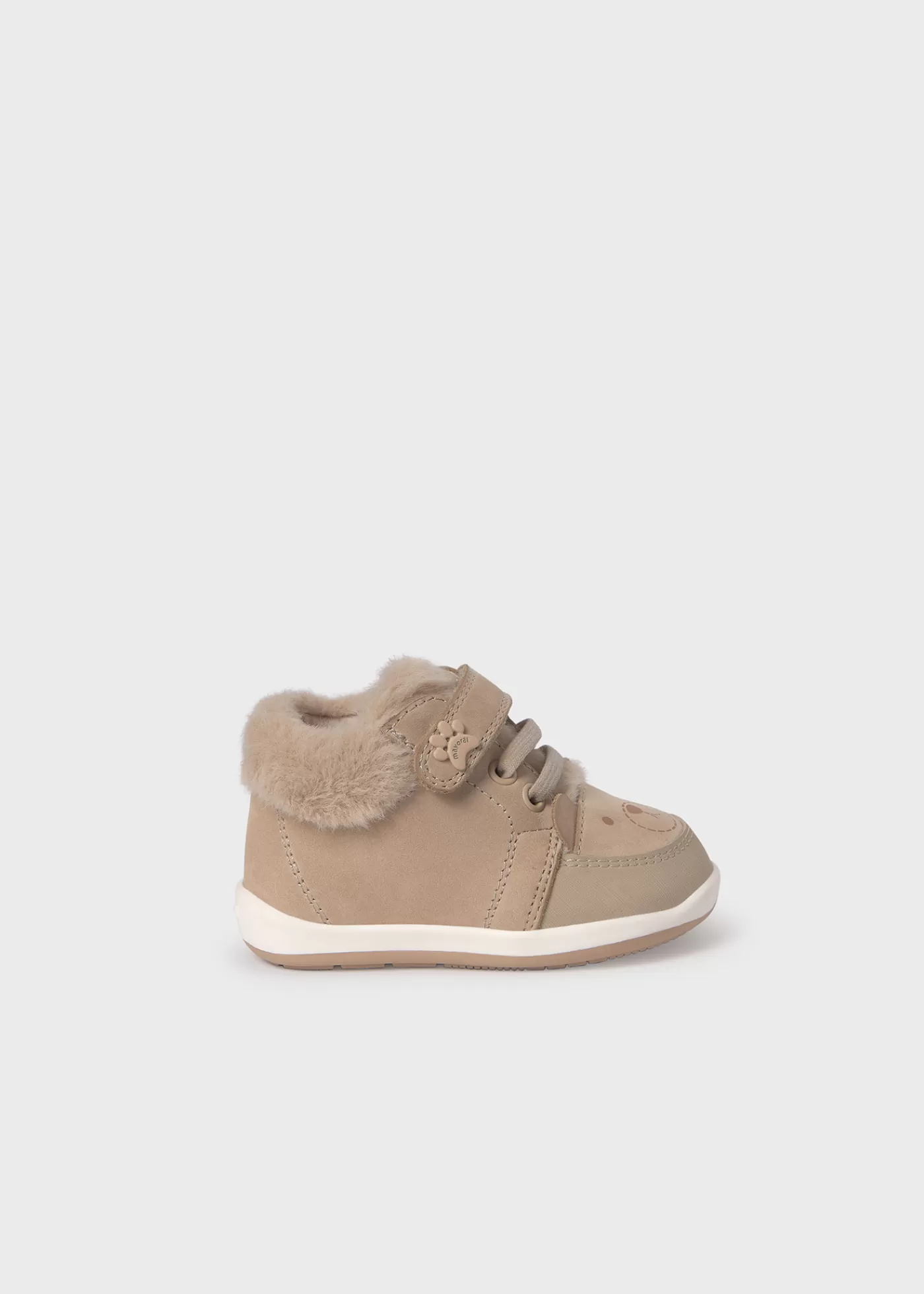 Mayoral Baby Fur Detail Bear Boots Beige Hot