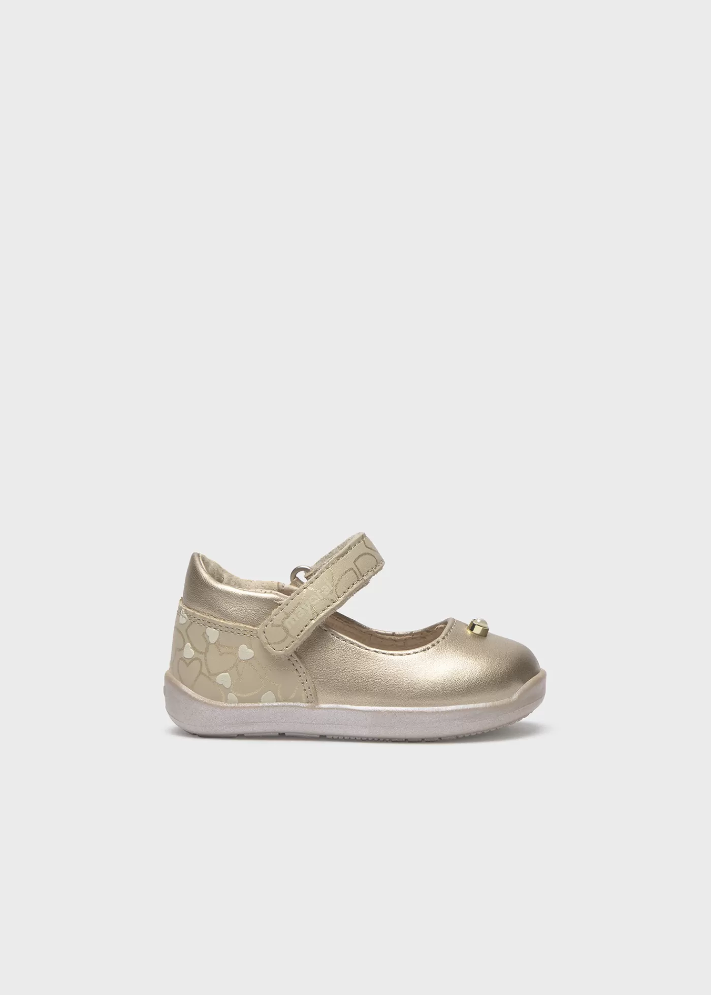 Mayoral Baby Heart Mary Janes Gold Shop