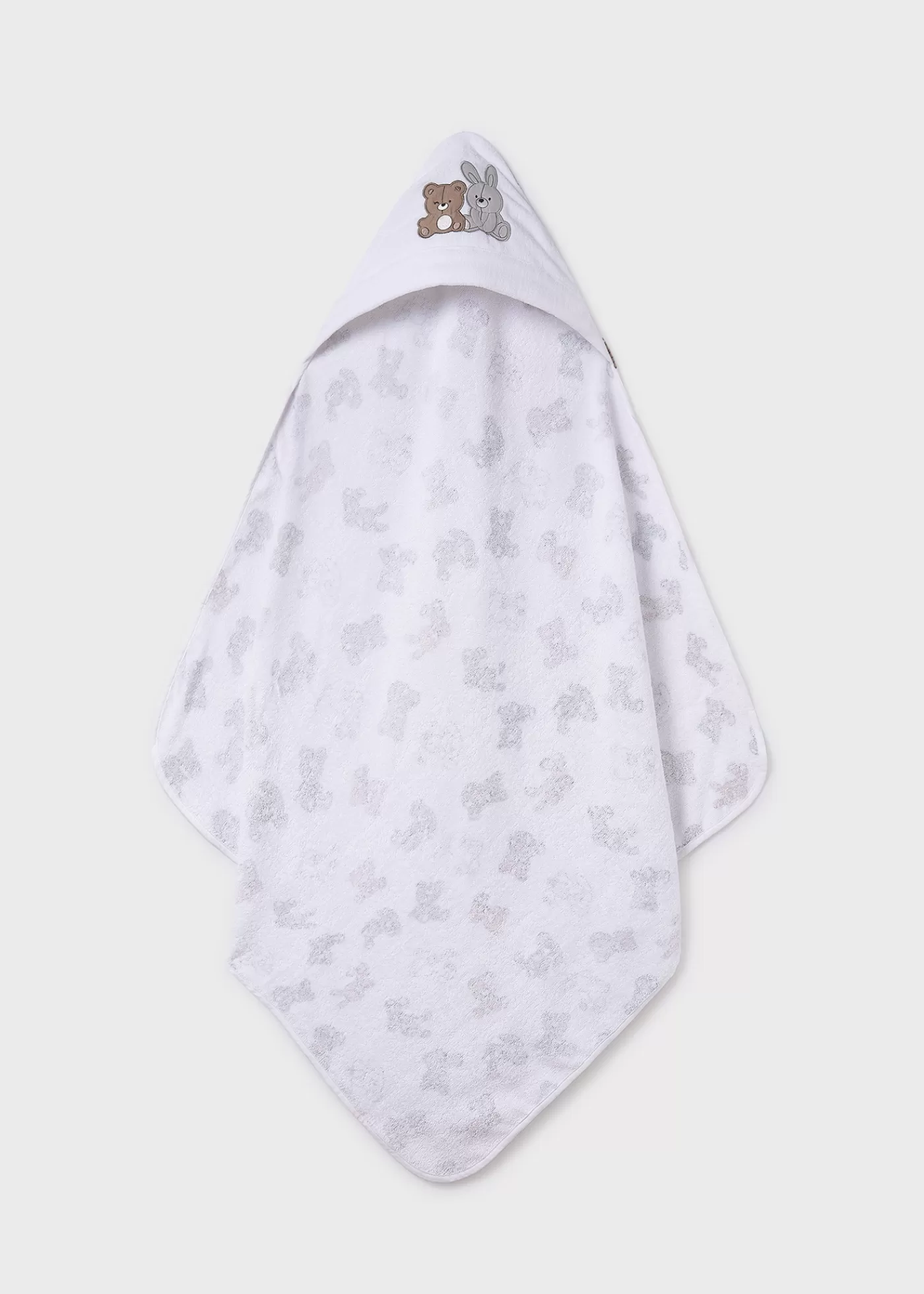 Mayoral Baby Hooded Towel Bearprint New