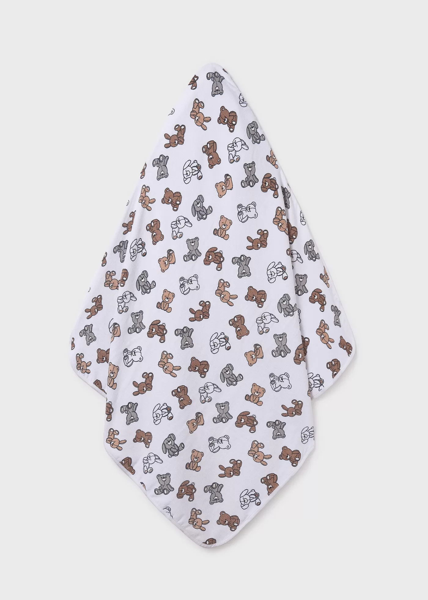 Mayoral Baby Hooded Towel Bearprint New