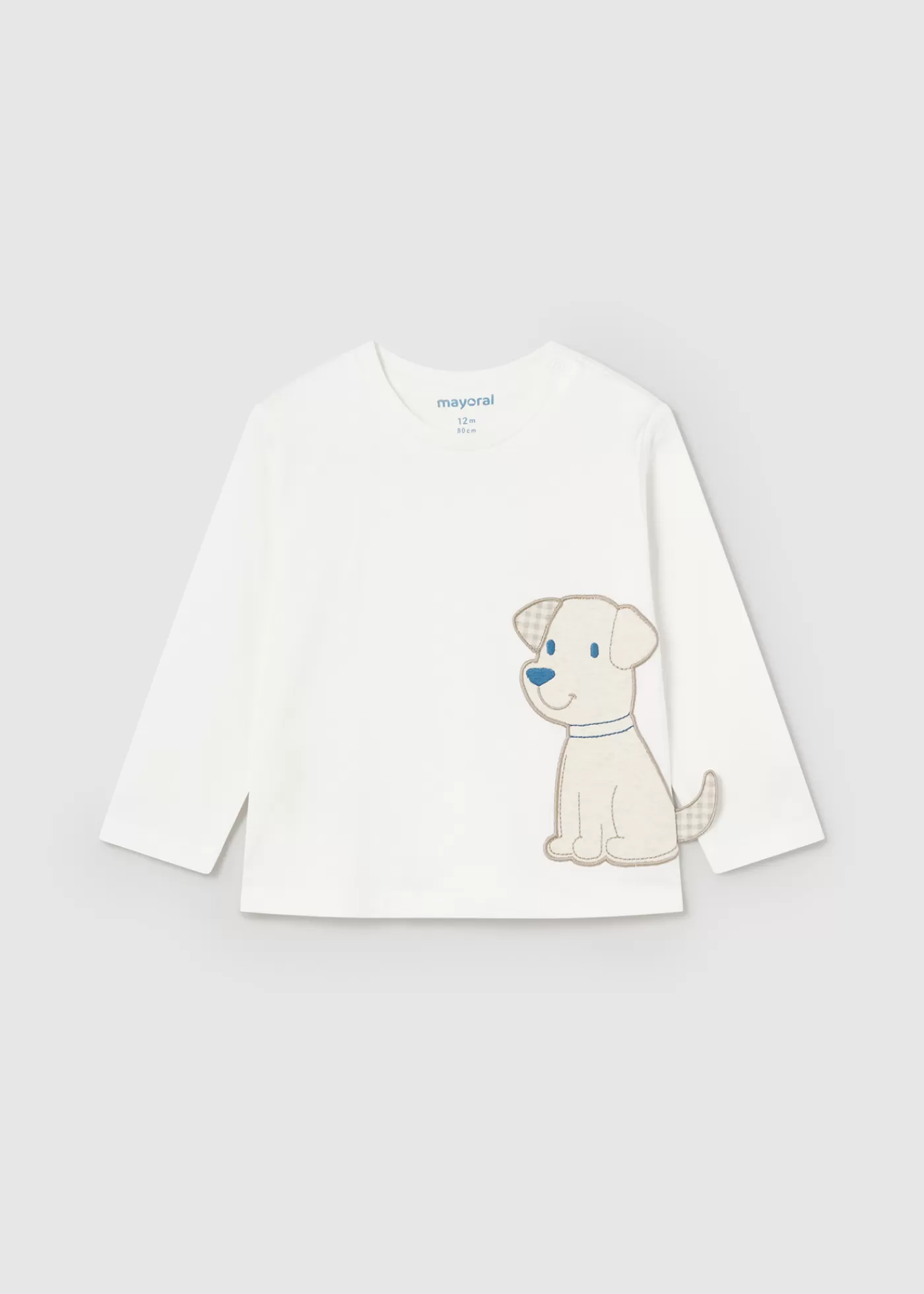 Mayoral Baby Interactive Puppy T-Shirt Cream Best