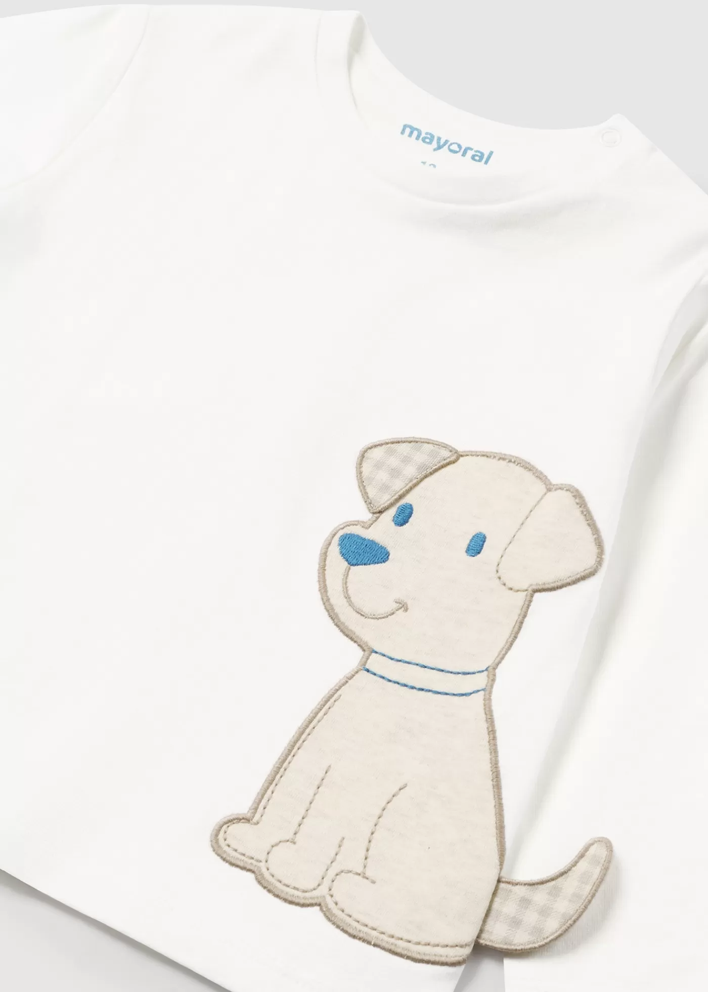 Mayoral Baby Interactive Puppy T-Shirt Cream Best