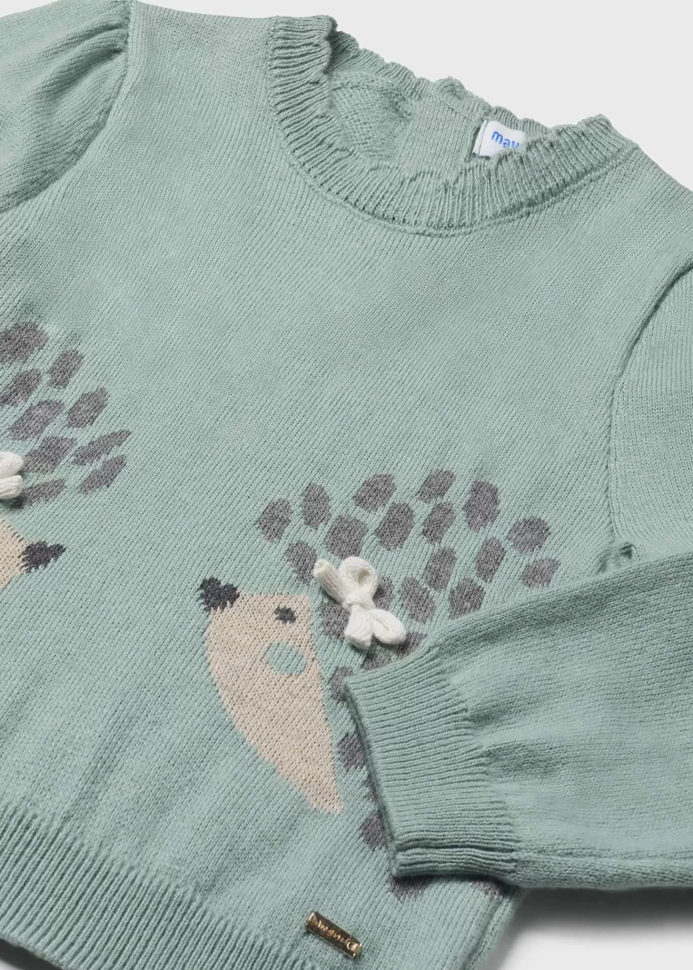 Mayoral Baby Jacquard Animal Sweater Esmerald Best