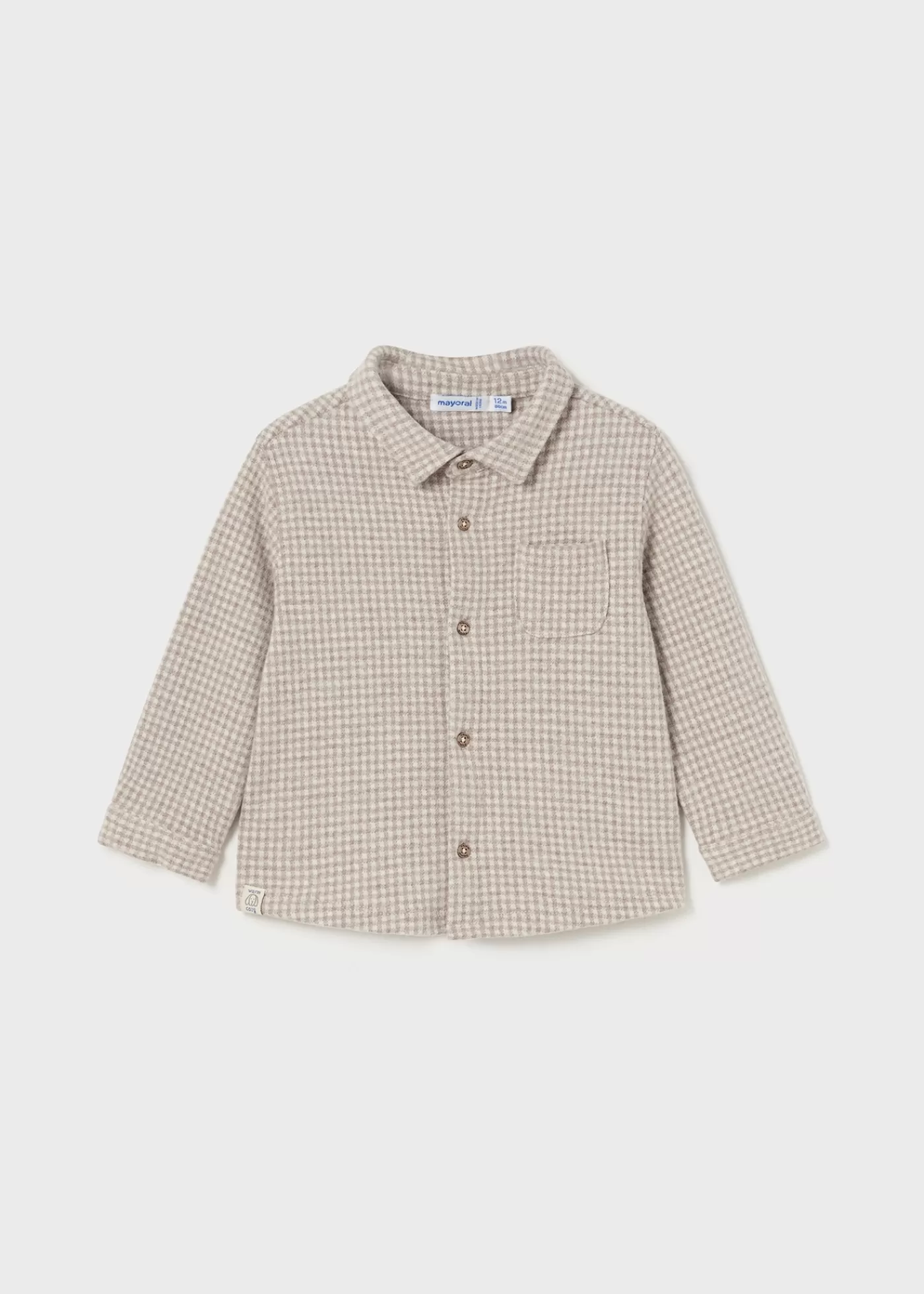 Mayoral Baby Jacquard Overshirt Latteheather Best