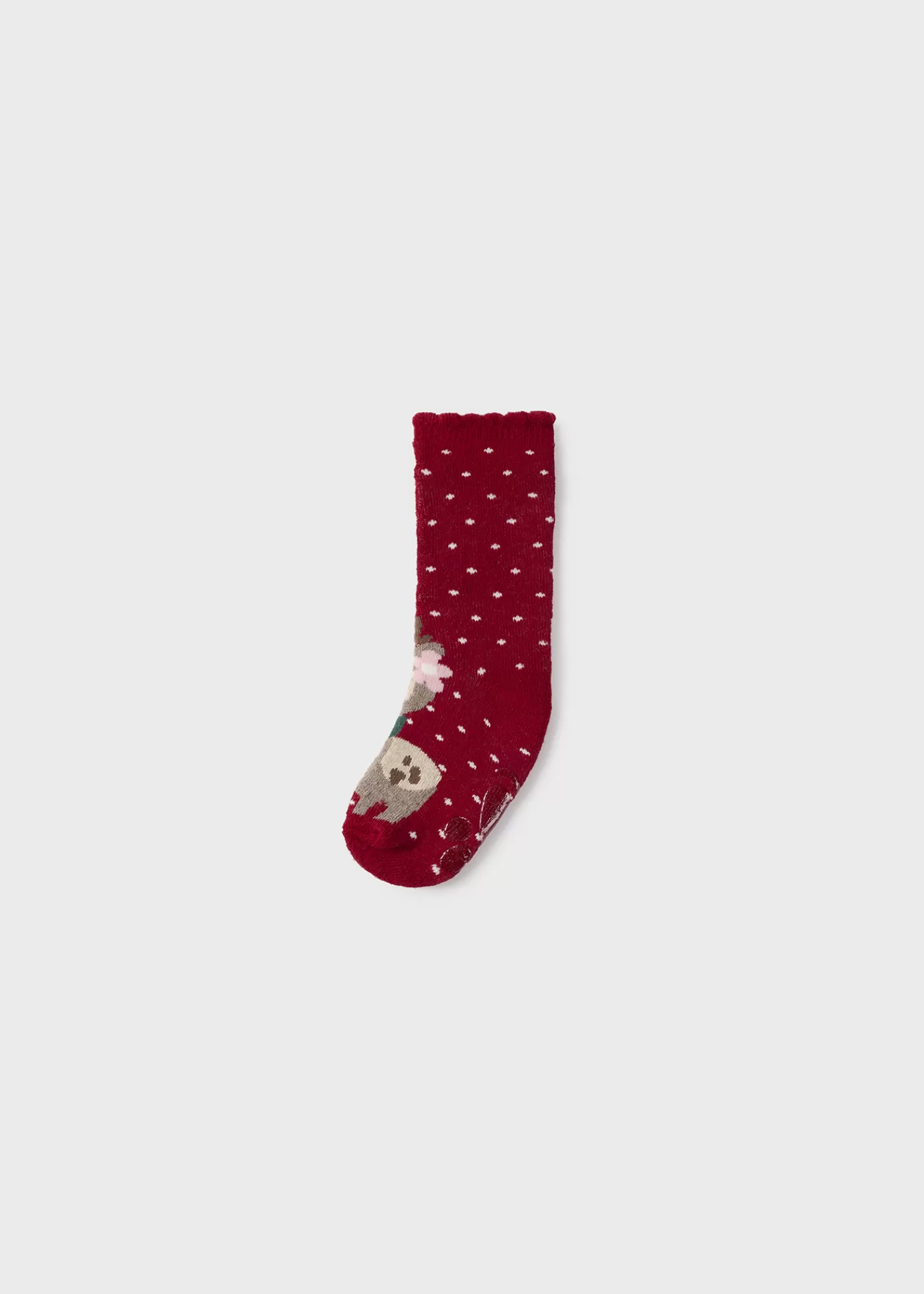 Mayoral Baby Non-Slip Animal Socks Cherry Discount