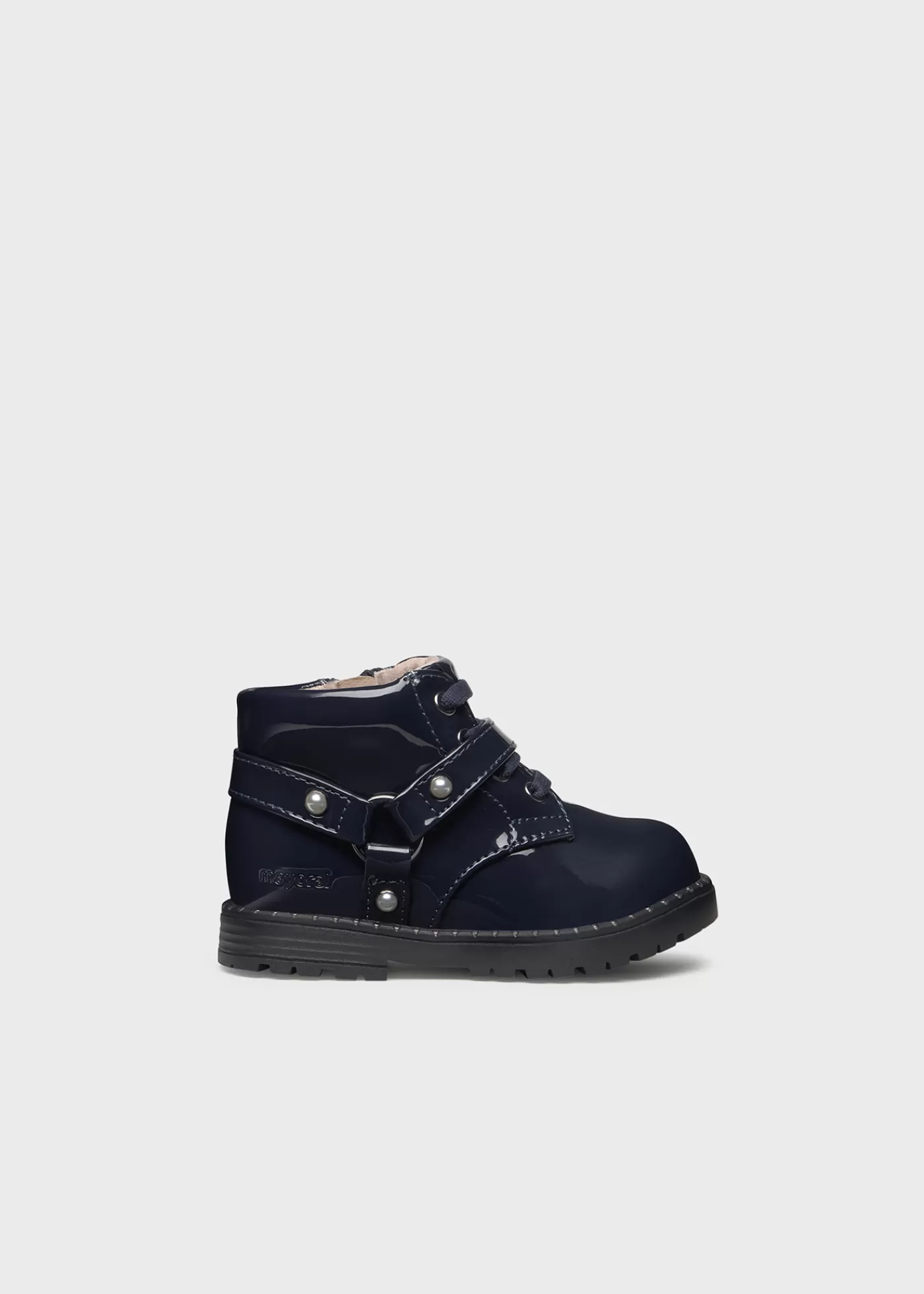 Mayoral Baby Patent Leather Ankle Boots Navyblue Best