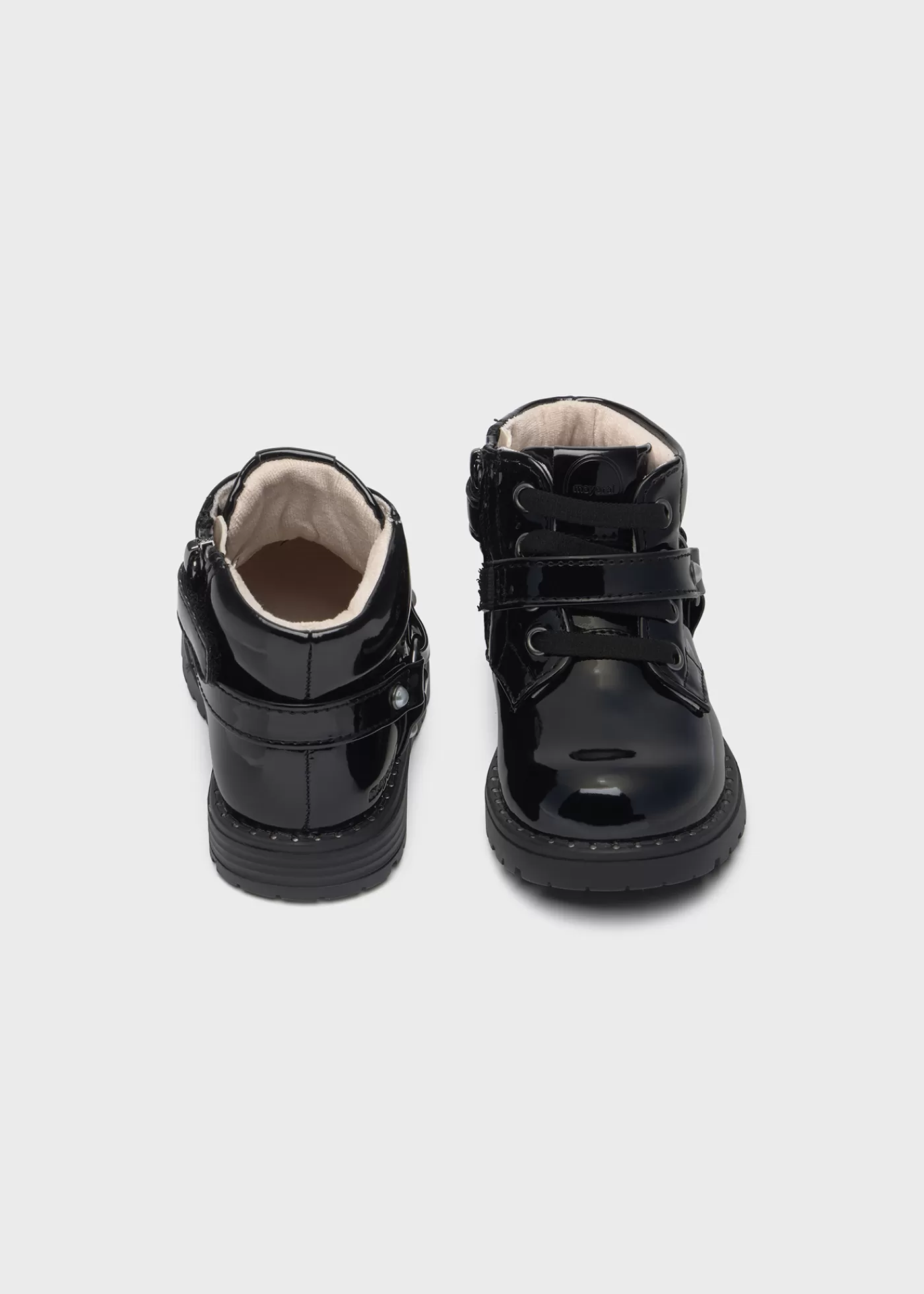 Mayoral Baby Patent Leather Ankle Boots Black Outlet