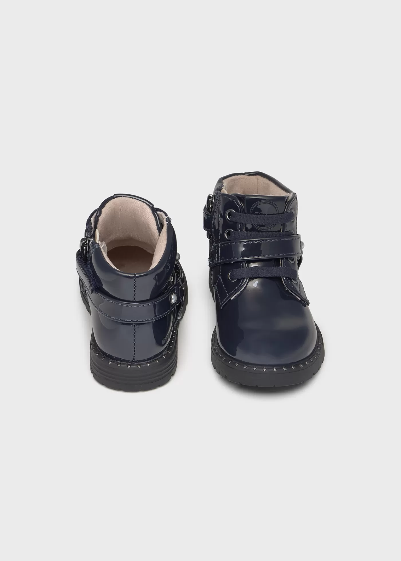 Mayoral Baby Patent Leather Ankle Boots Navyblue Best