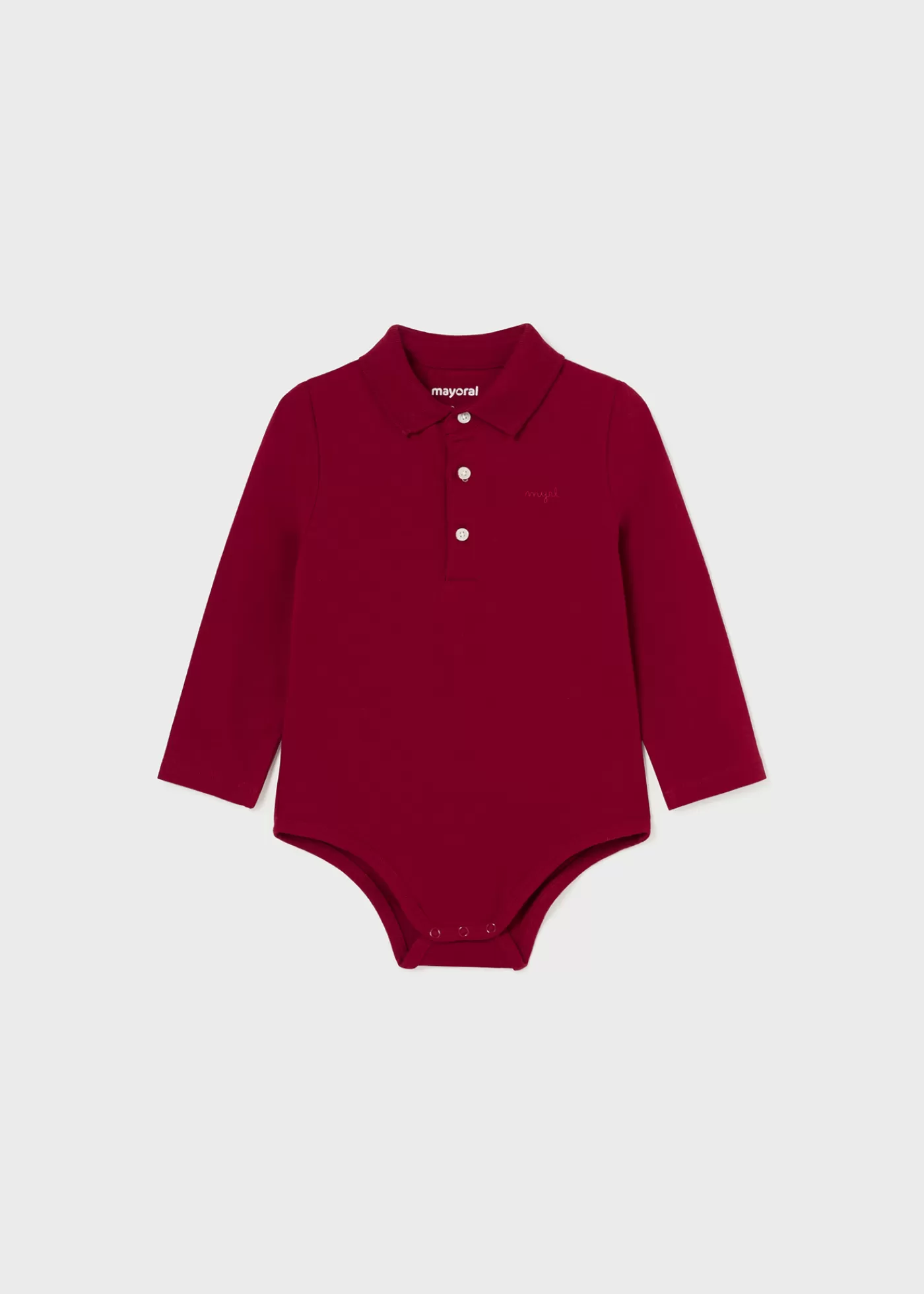 Mayoral Baby Polo Bodysuit Cherry Clearance