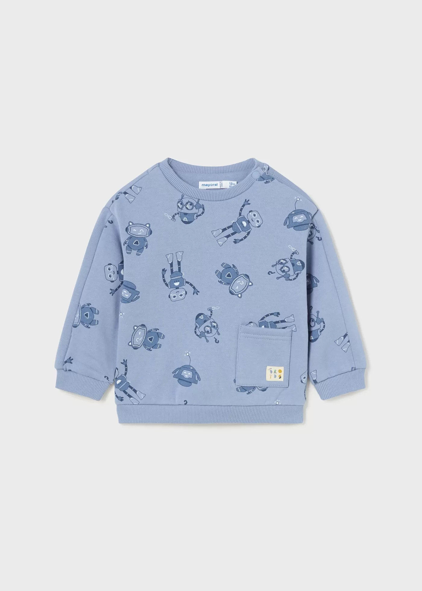 Mayoral Baby Print Sweater Glacier Outlet