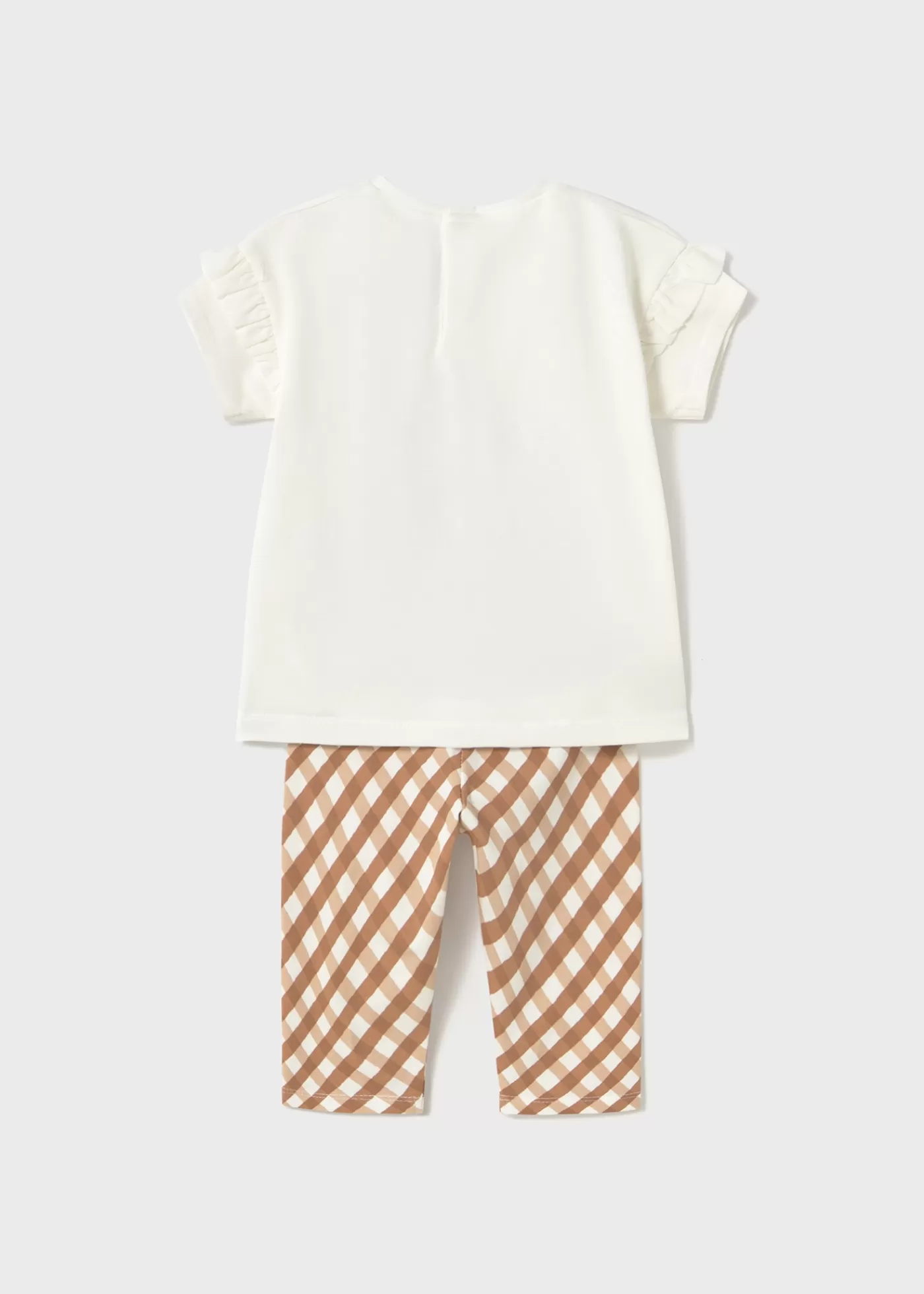 Mayoral Baby Printed Leggings and T-Shirt Set Toffee Fashion