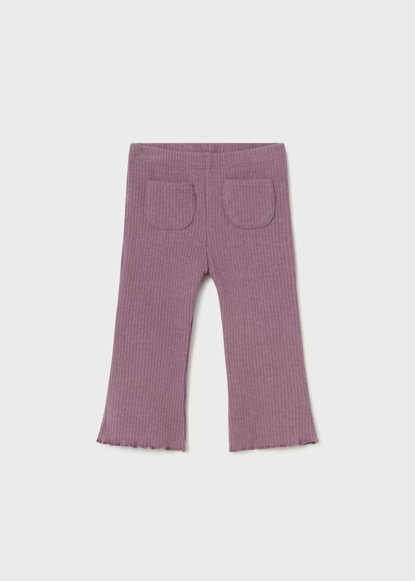 Mayoral Baby Ribbed Flared Leggings Orquídeavigoré Clearance