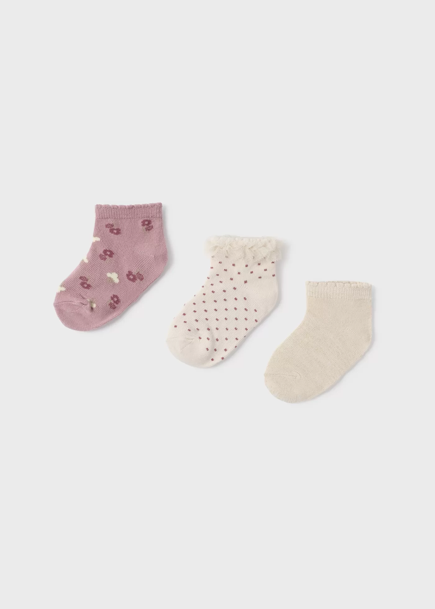 Mayoral Baby Set of 3 Socks Petal Online