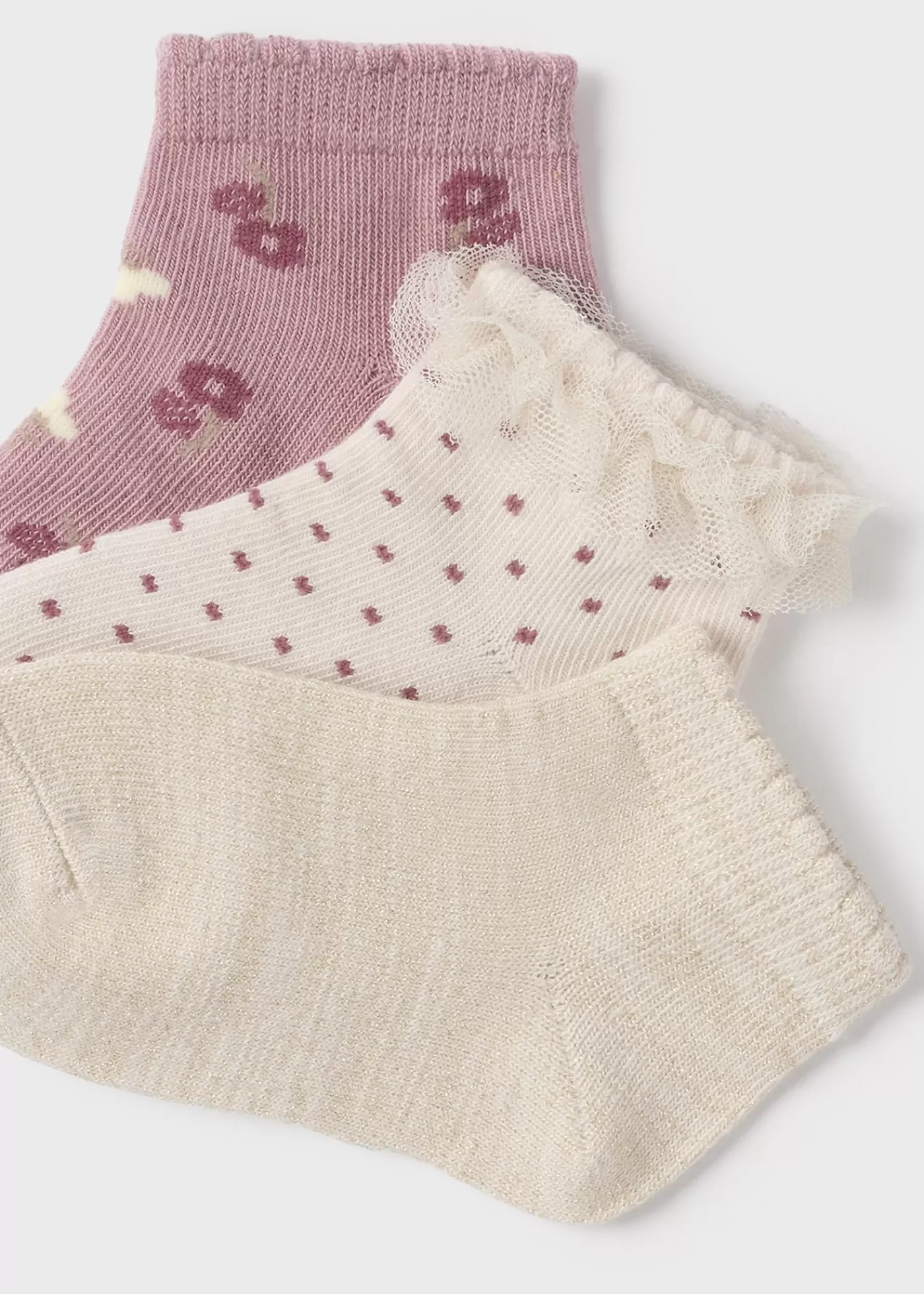 Mayoral Baby Set of 3 Socks Petal Online