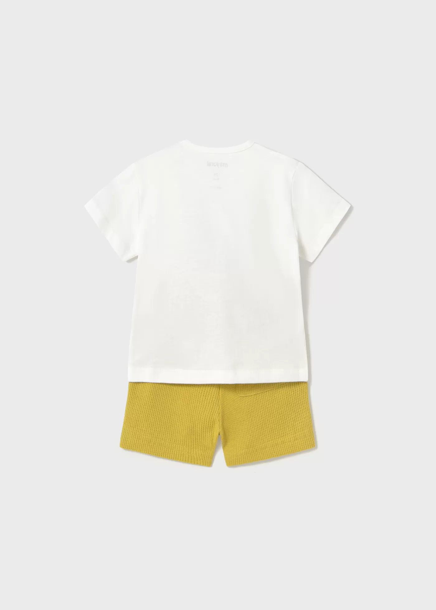 Mayoral Baby Shorts and Jungle T-Shirt Set Gold Discount