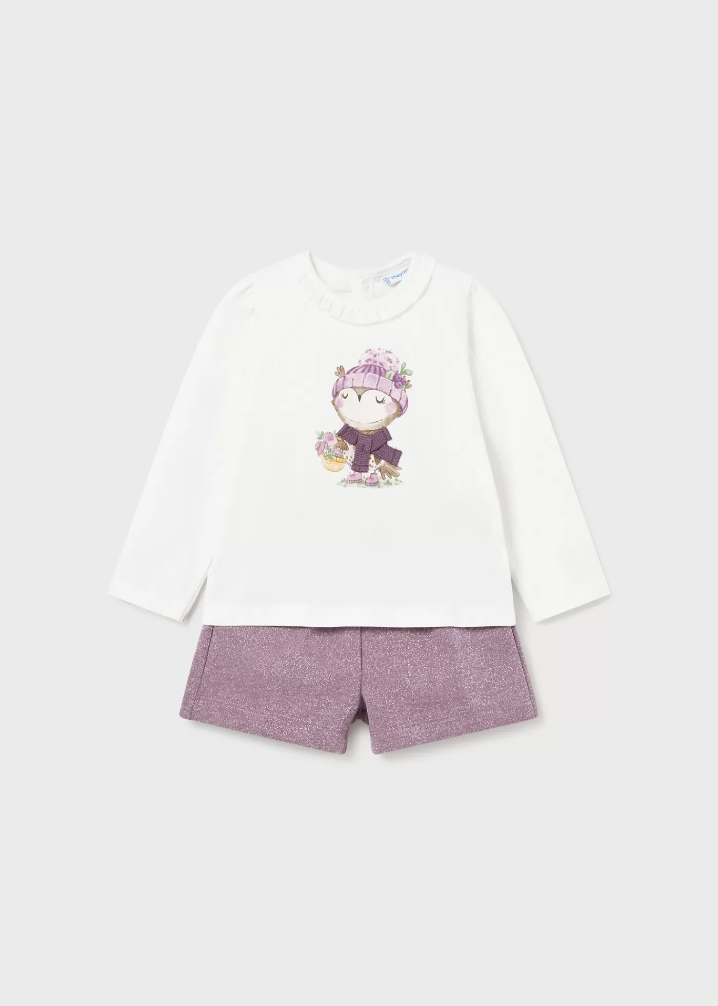 Mayoral Baby Shorts and T-Shirt Set Orchid Outlet