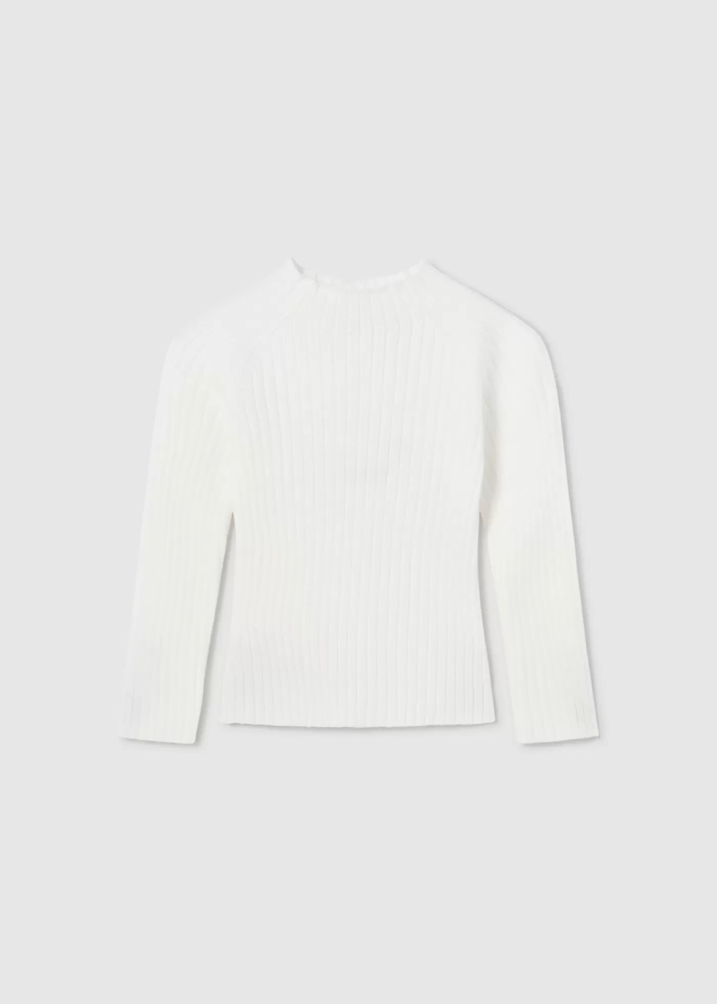 Mayoral Baby Striped Turtleneck Offwhite Discount