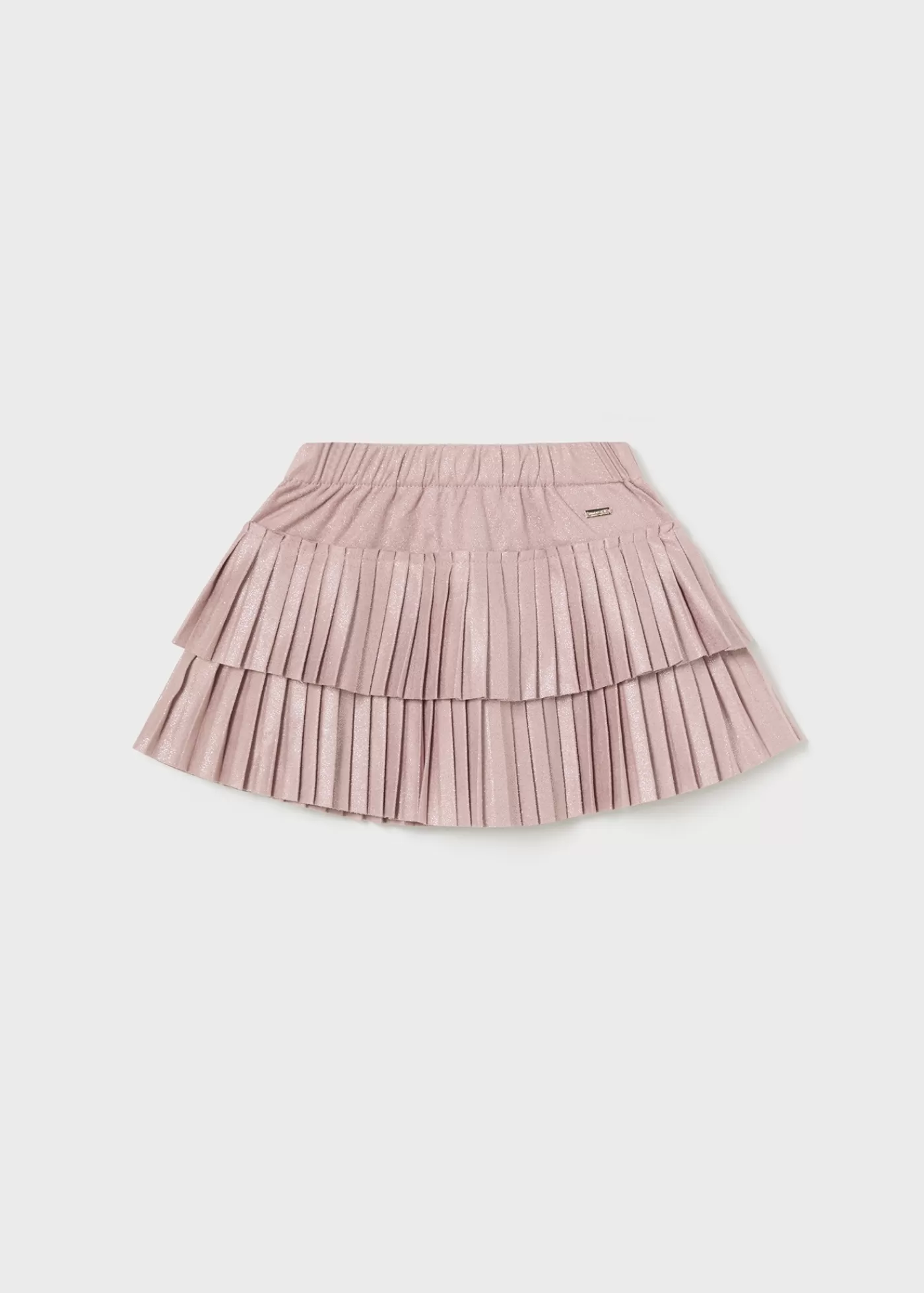 Mayoral Baby Suede Pleated Skirt Blush Discount