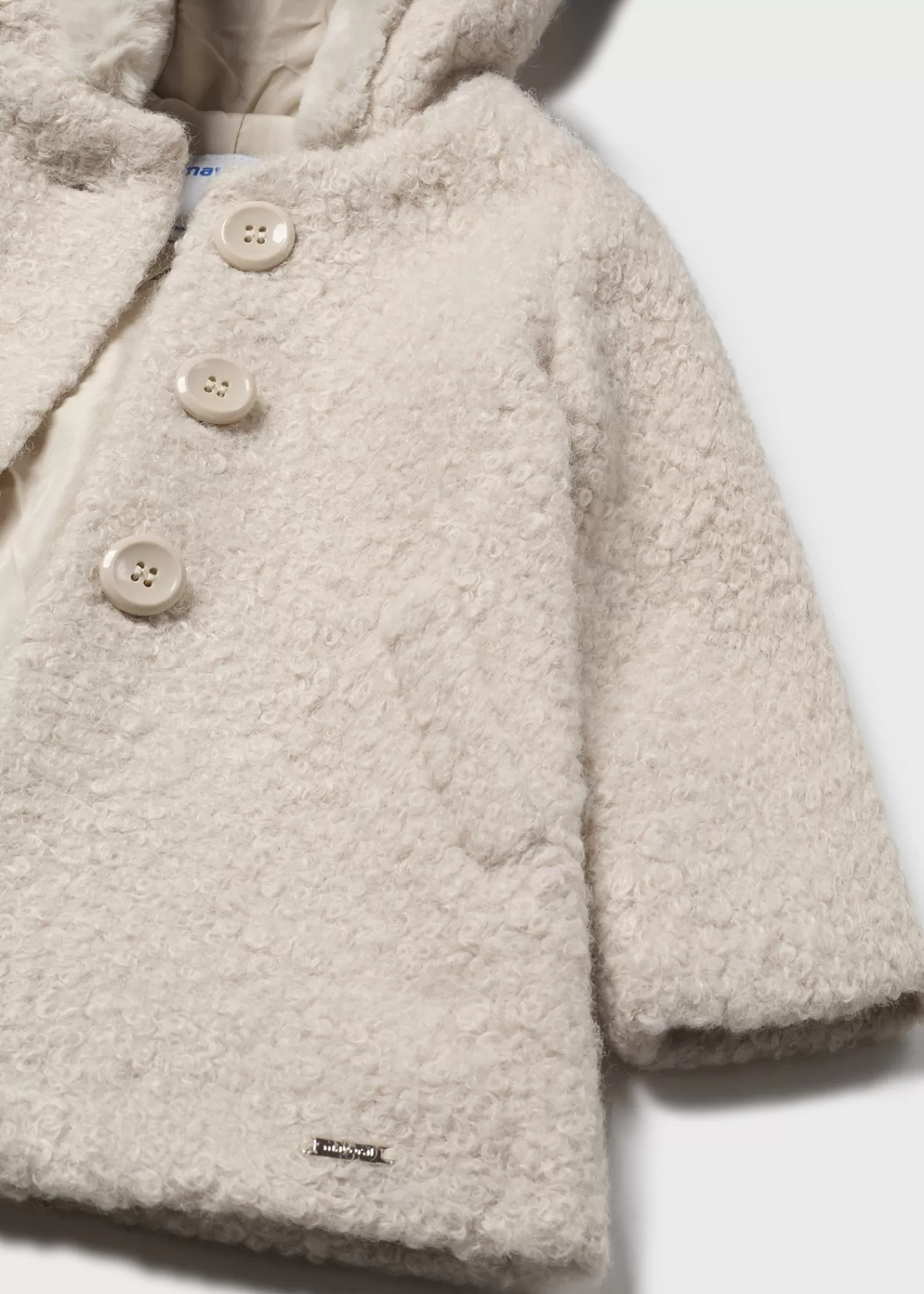 Mayoral Baby Teddy Coat Almond Sale