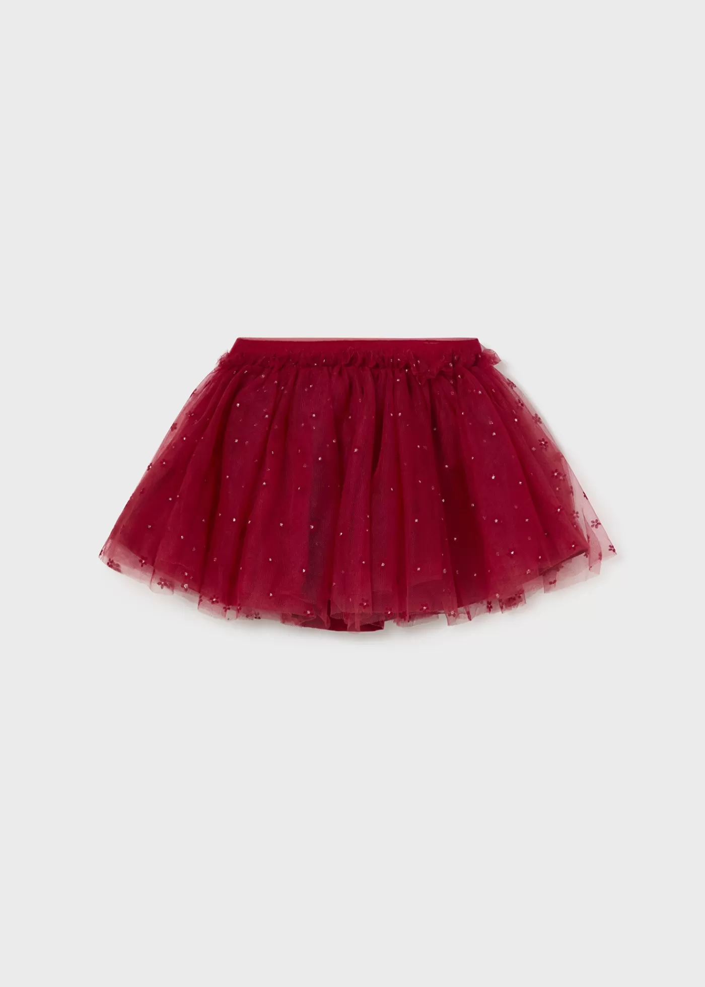 Mayoral Baby Tulle Skirt Cherry Cheap