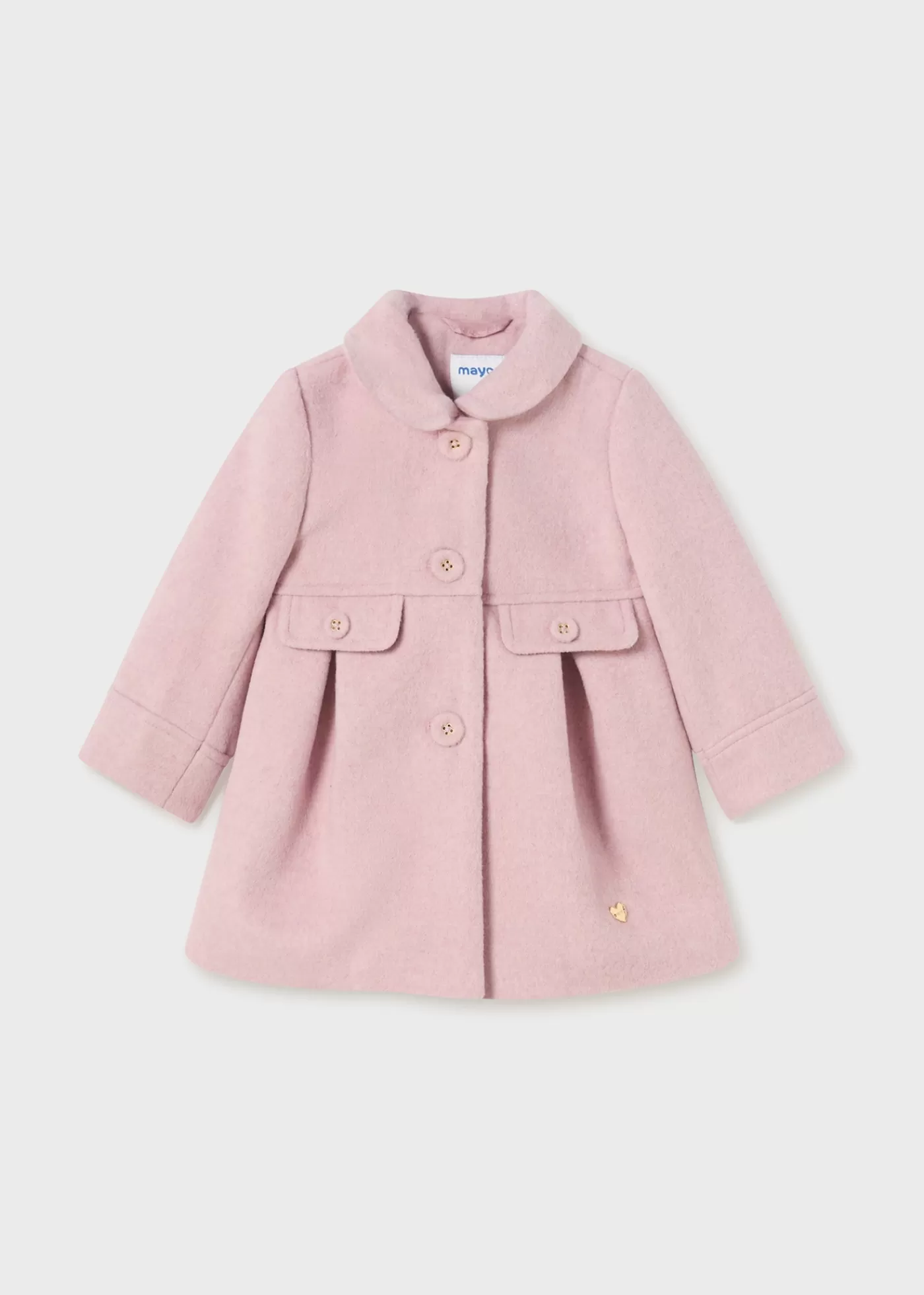 Mayoral Baby Wool Coat Petal Flash Sale