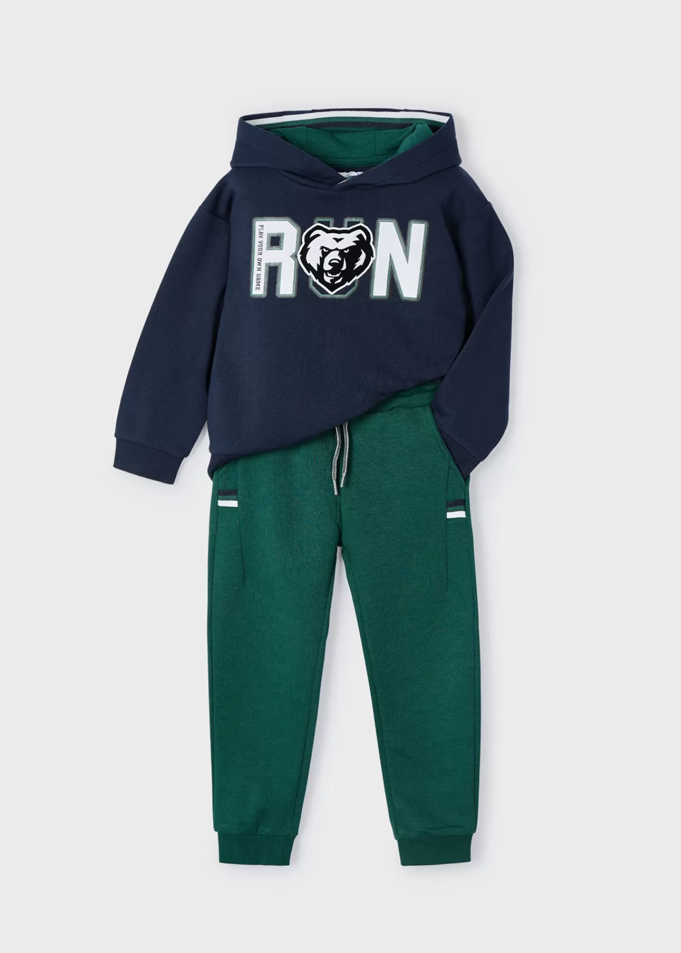 Mayoral Boy 2 Piece Bear Tracksuit Navyblue Fashion