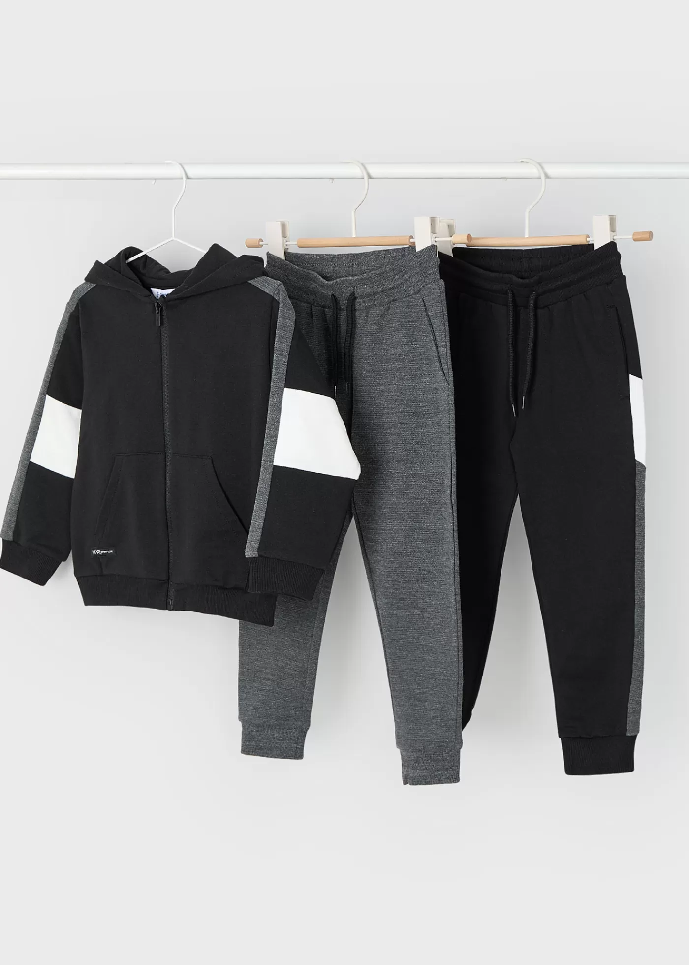 Mayoral Boy 3 Piece Tracksuit Black Hot