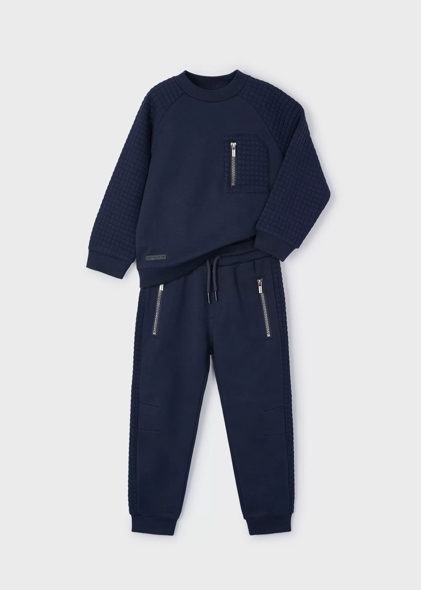 Mayoral Boy 2 Piece Zip Detail Tracksuit Set Navyblue Online