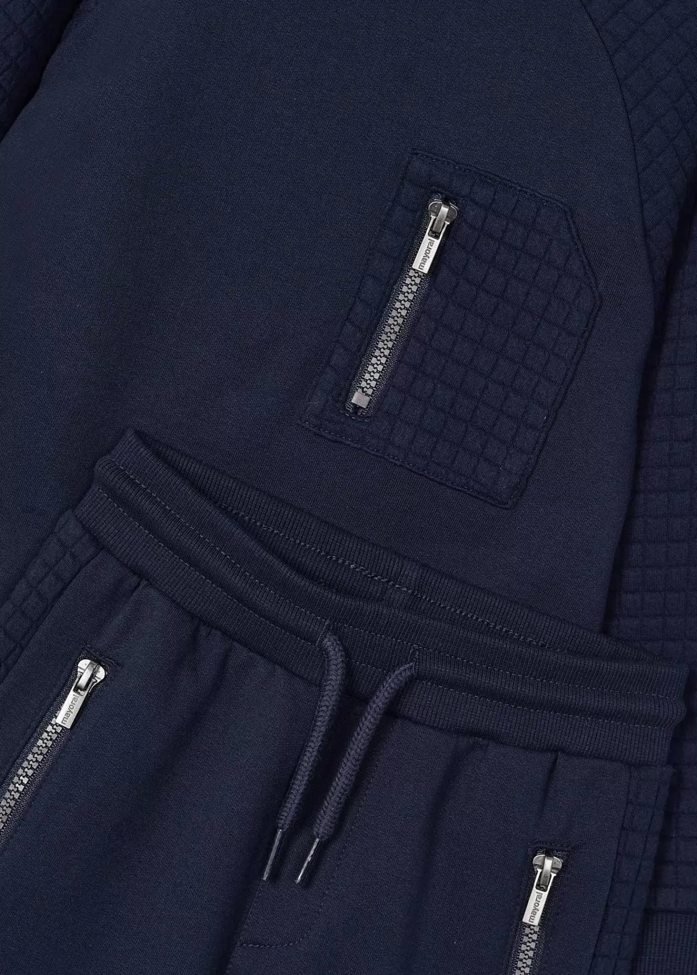 Mayoral Boy 2 Piece Zip Detail Tracksuit Set Navyblue Online