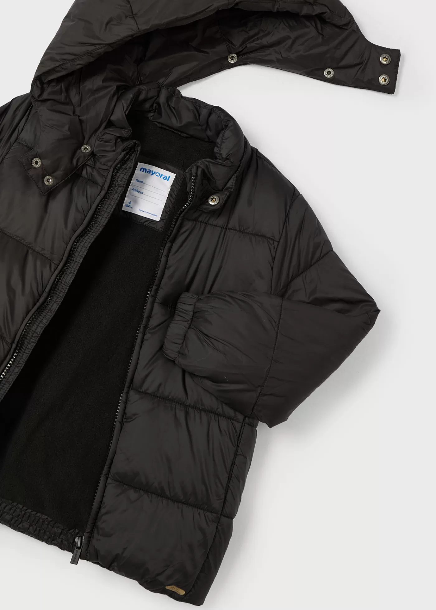 Mayoral Boy Basic Puffer Jacket Black Discount