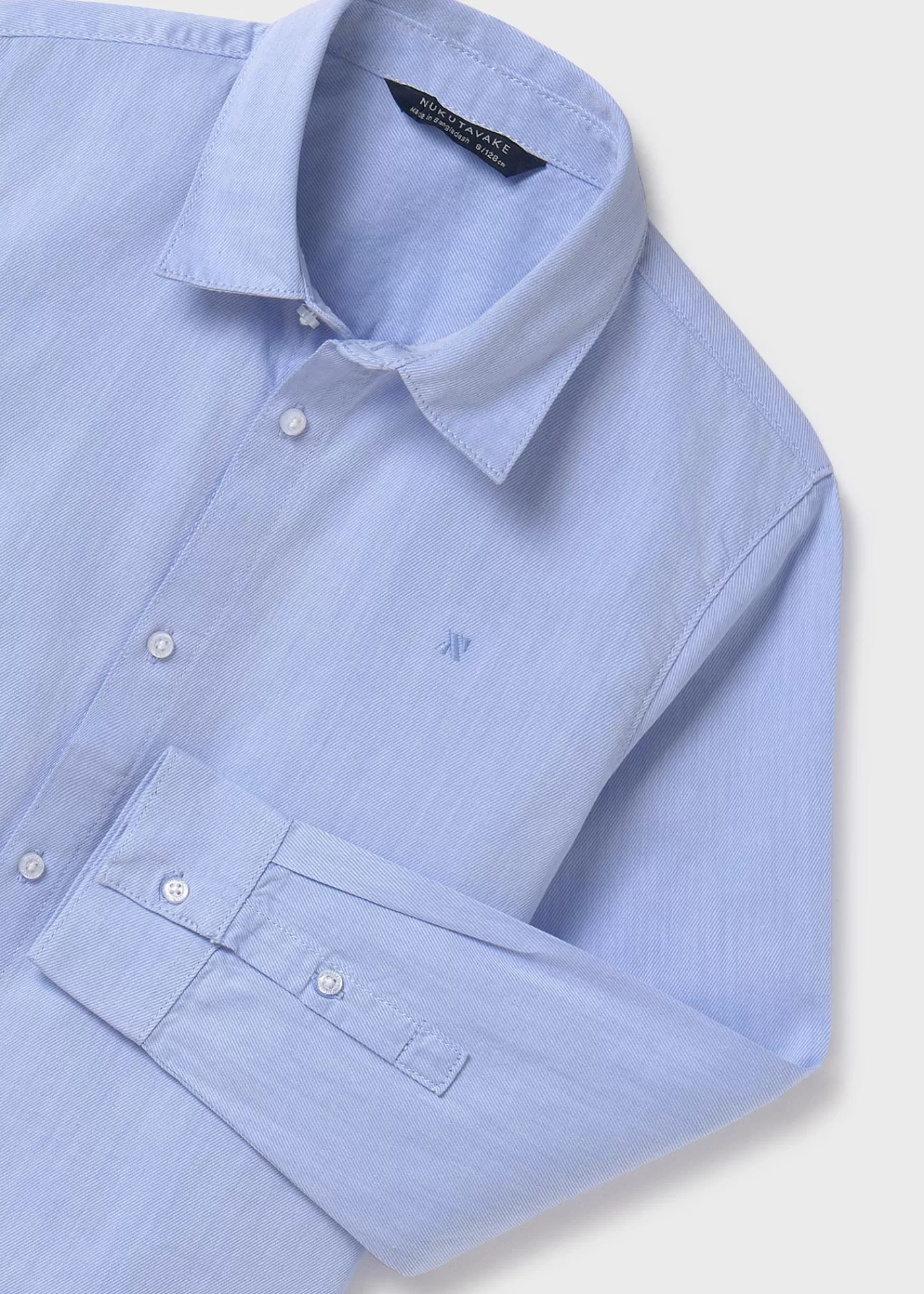 Mayoral Boy Basic Shirt Skyblue Outlet