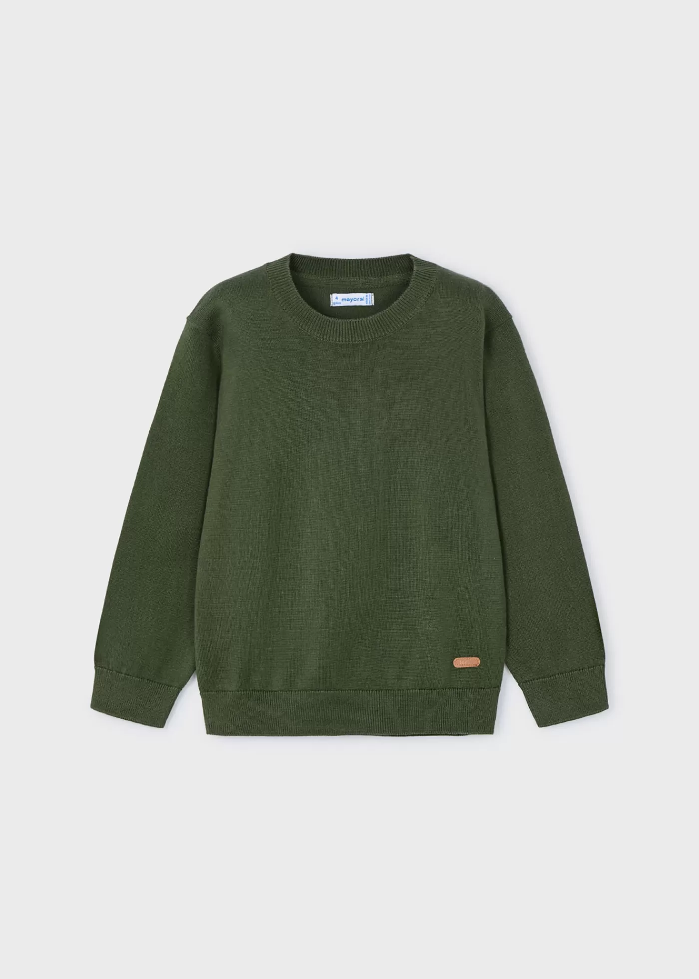 Mayoral Boy Basic Sweater Moss Flash Sale