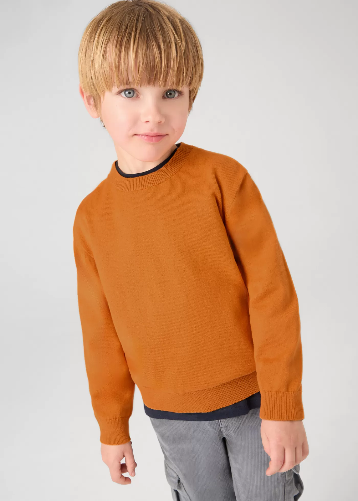 Mayoral Boy Basic Sweater Carrot Outlet