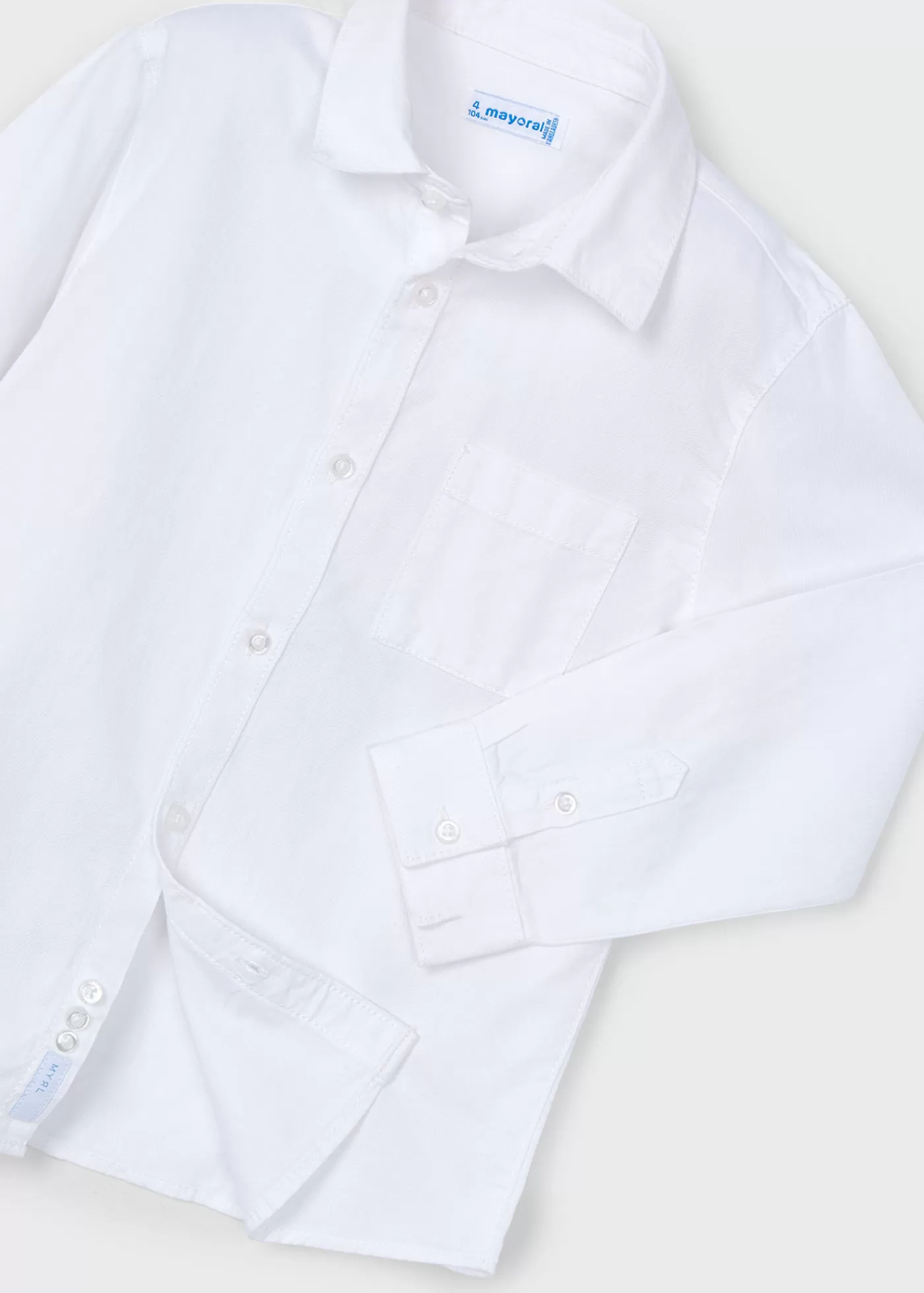 Mayoral Boy Button-Up Shirt White Store