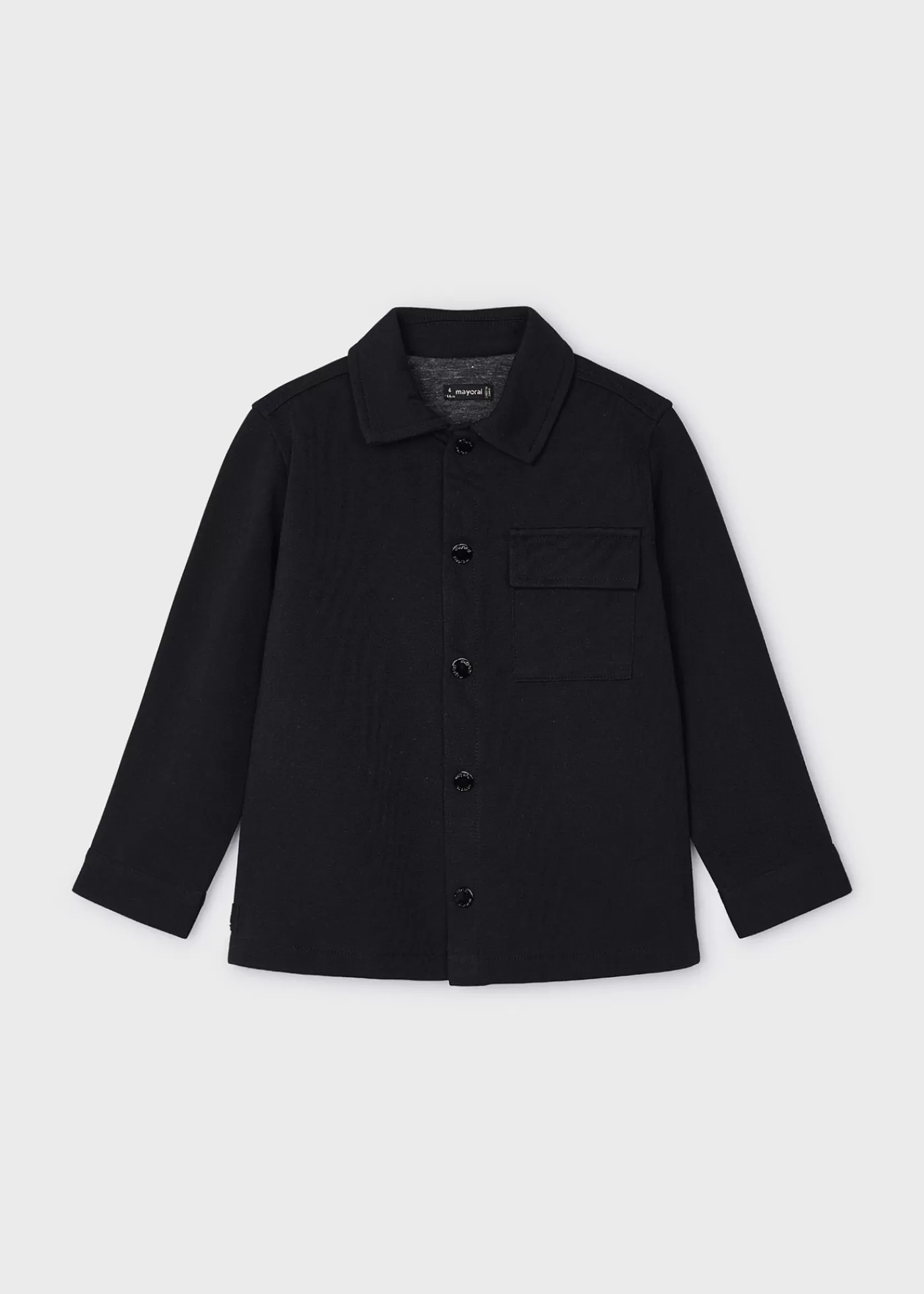 Mayoral Boy Casual Overshirt Black Flash Sale