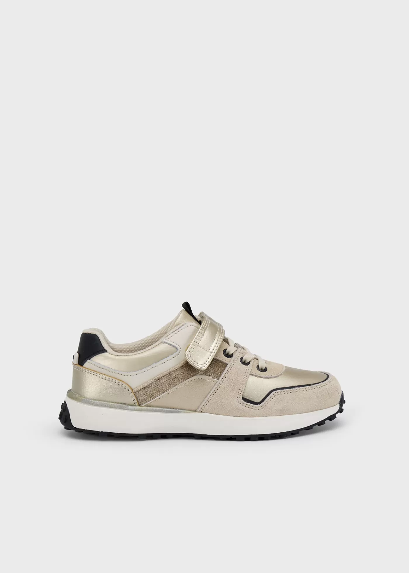 Mayoral Boy Combined Sneakers Beige-Gold Cheap