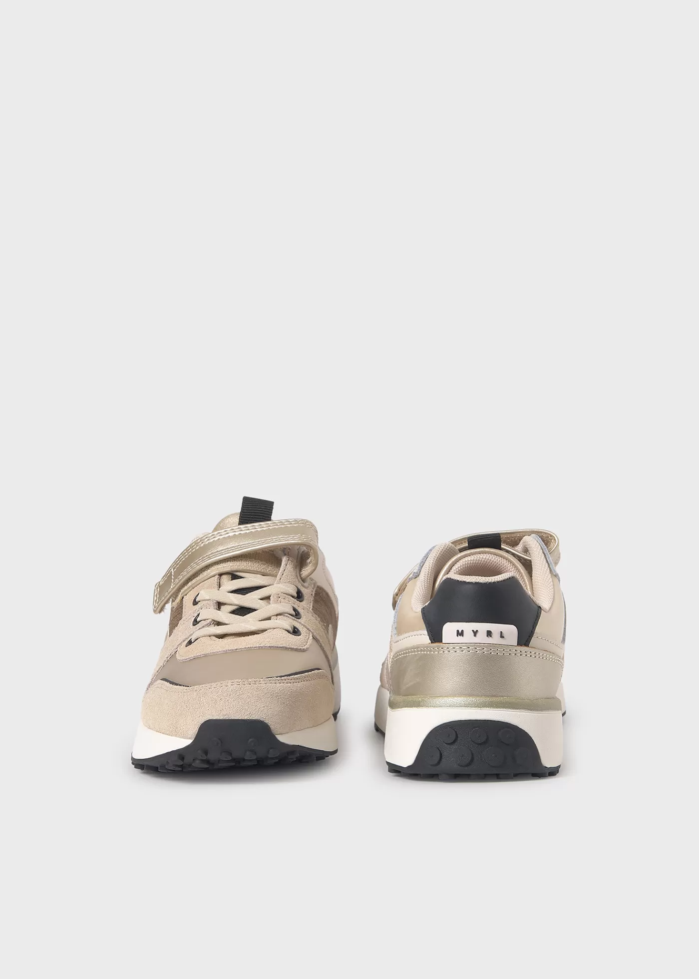 Mayoral Boy Combined Sneakers Beige-Gold Shop